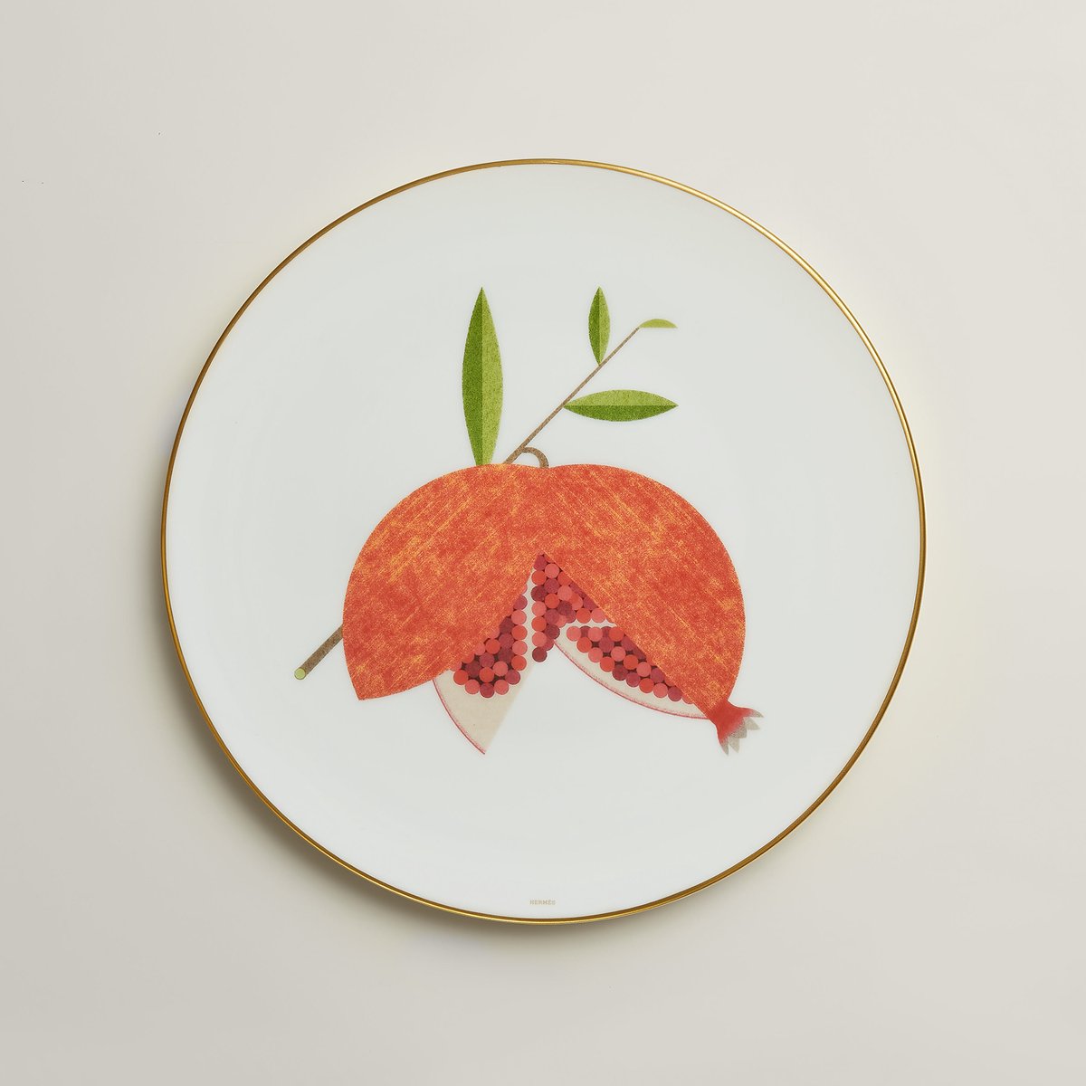 Hermès デザートプレート 〈カオルミ〉 ノーカラー | BagUSeek