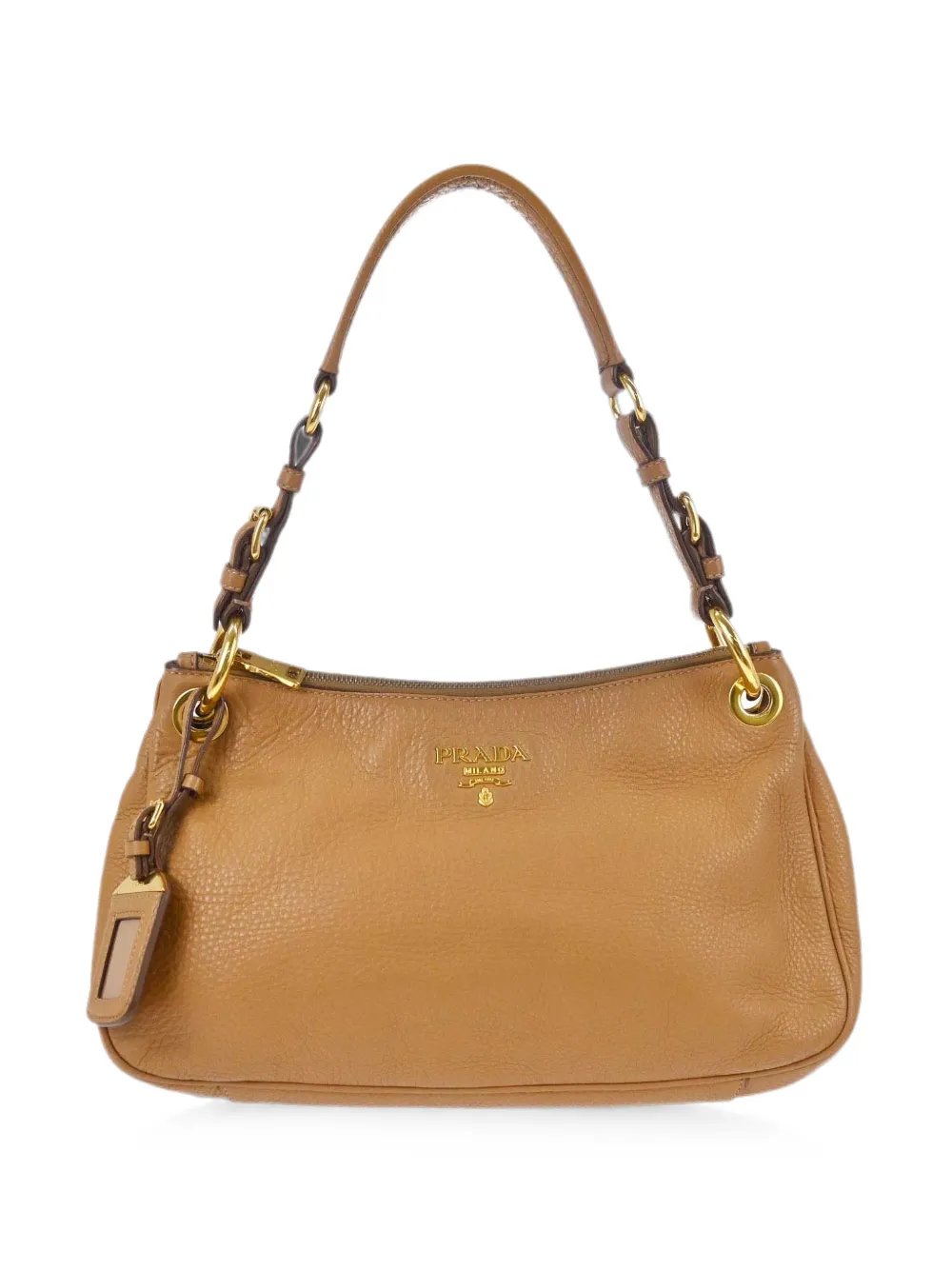 2010s pebbled leather shoulder bag