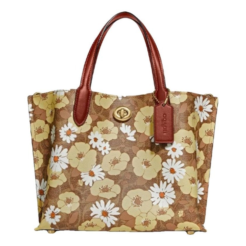 Leather tote