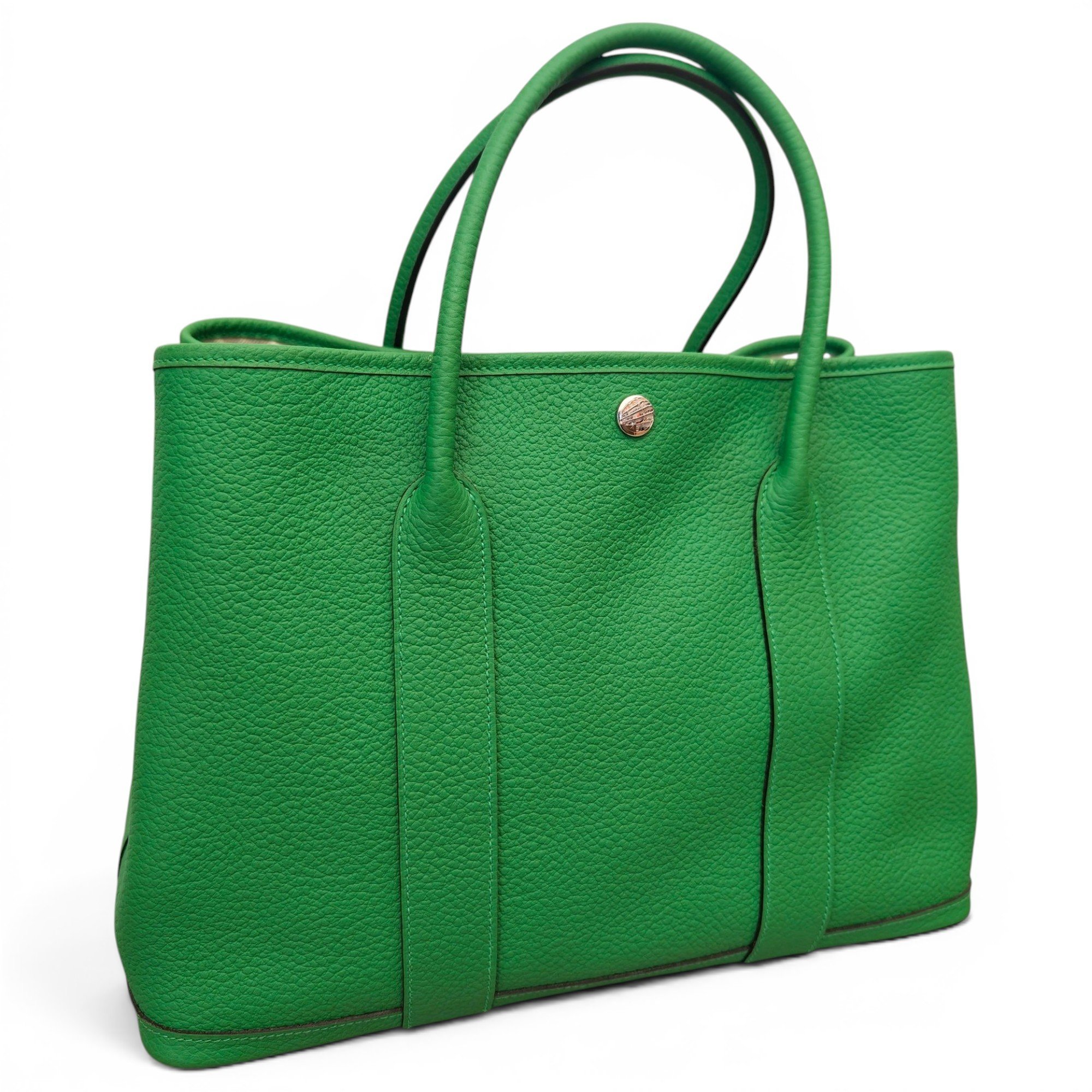 Garden Party leather handbag