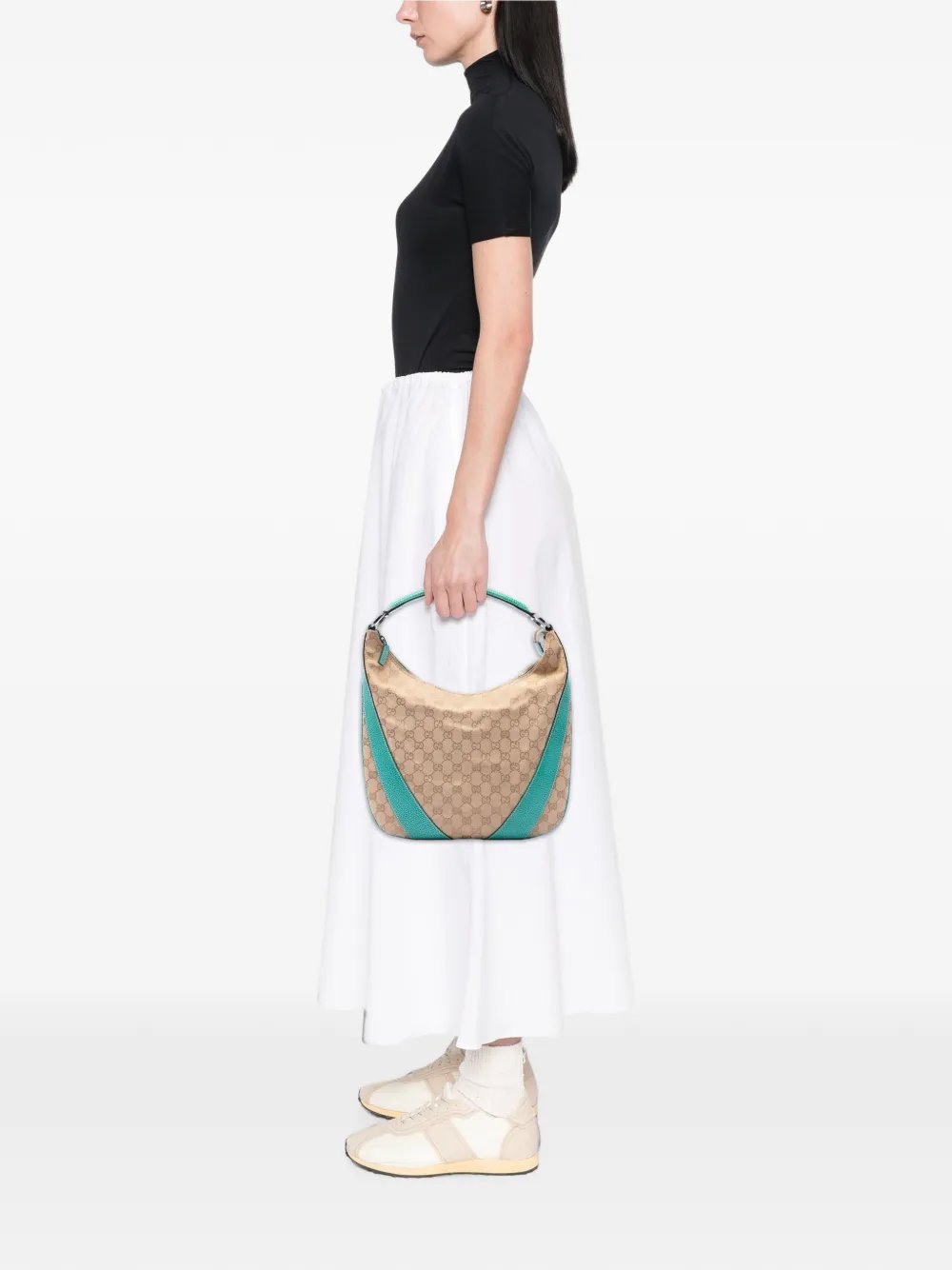 2000-2015 GG Canvas hobo bag