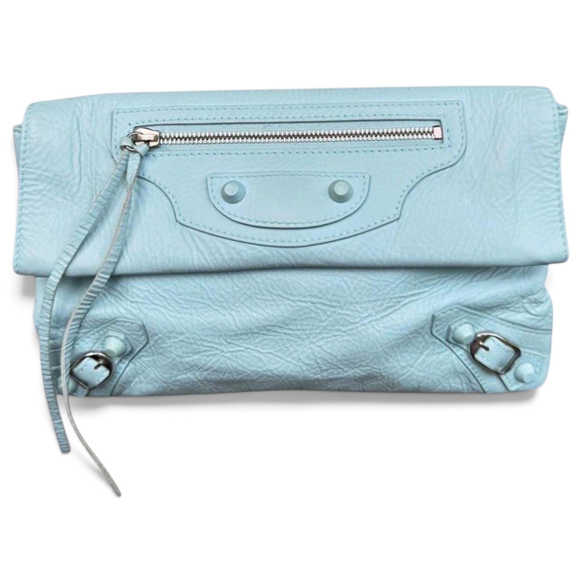 Everyday leather clutch bag