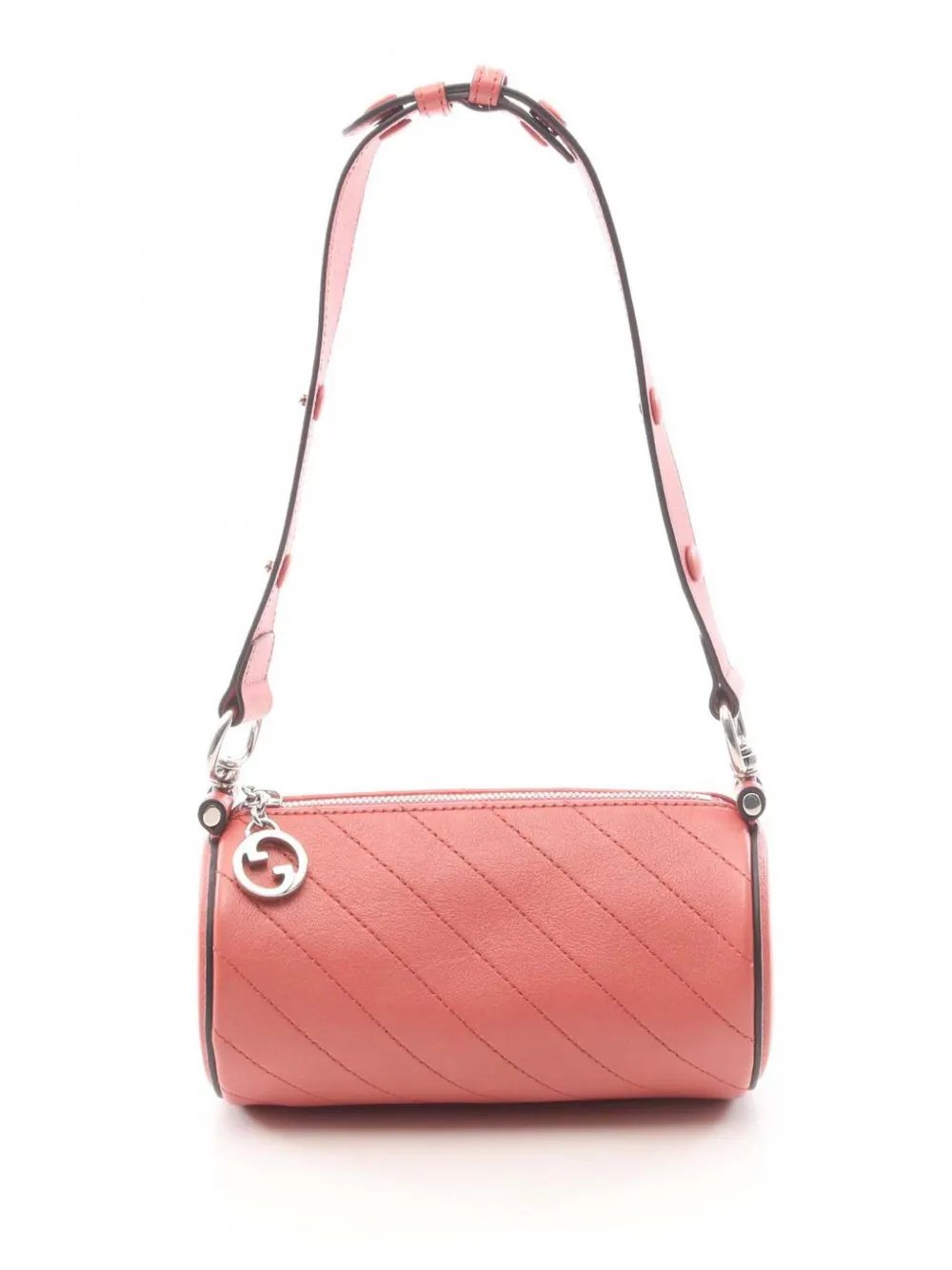 2022-2024 Mini Leather Blondie Barrel shoulder bag