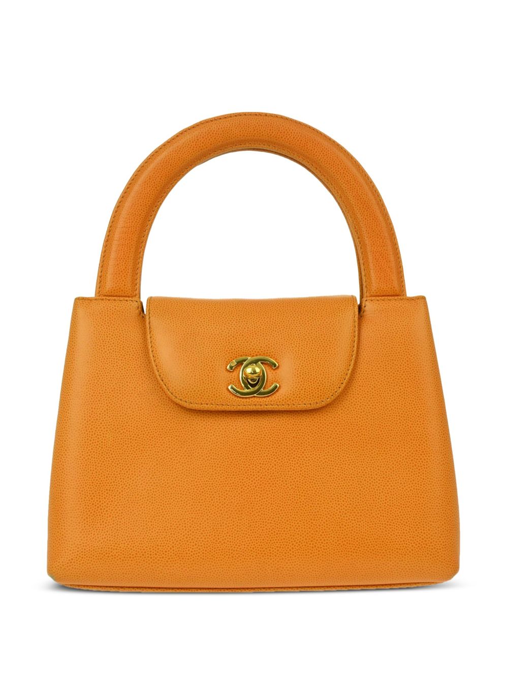 1998 CC leather handbag