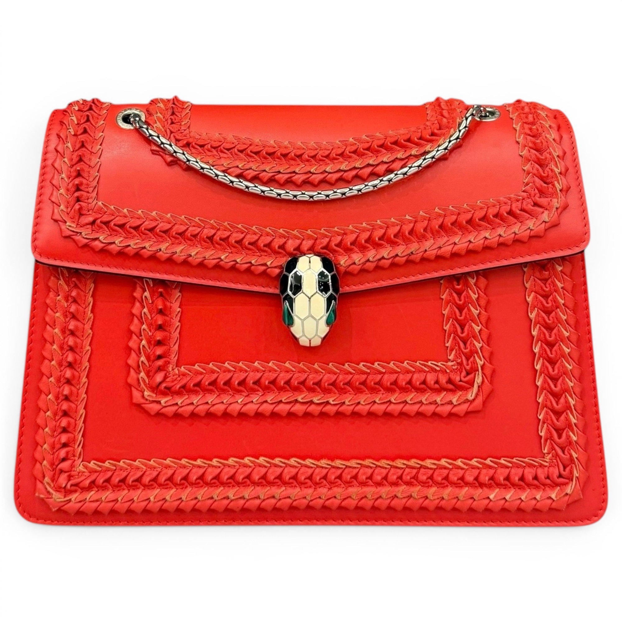 Serpenti pony-style calfskin handbag