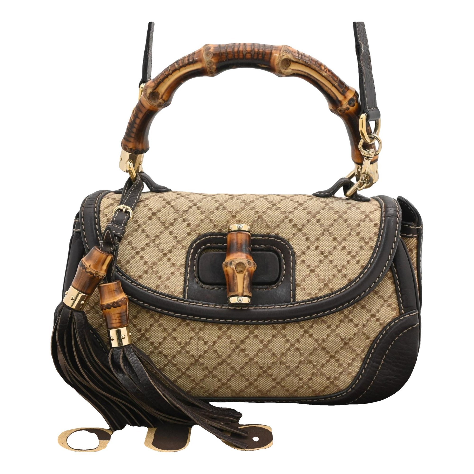 New Bamboo leather handbag