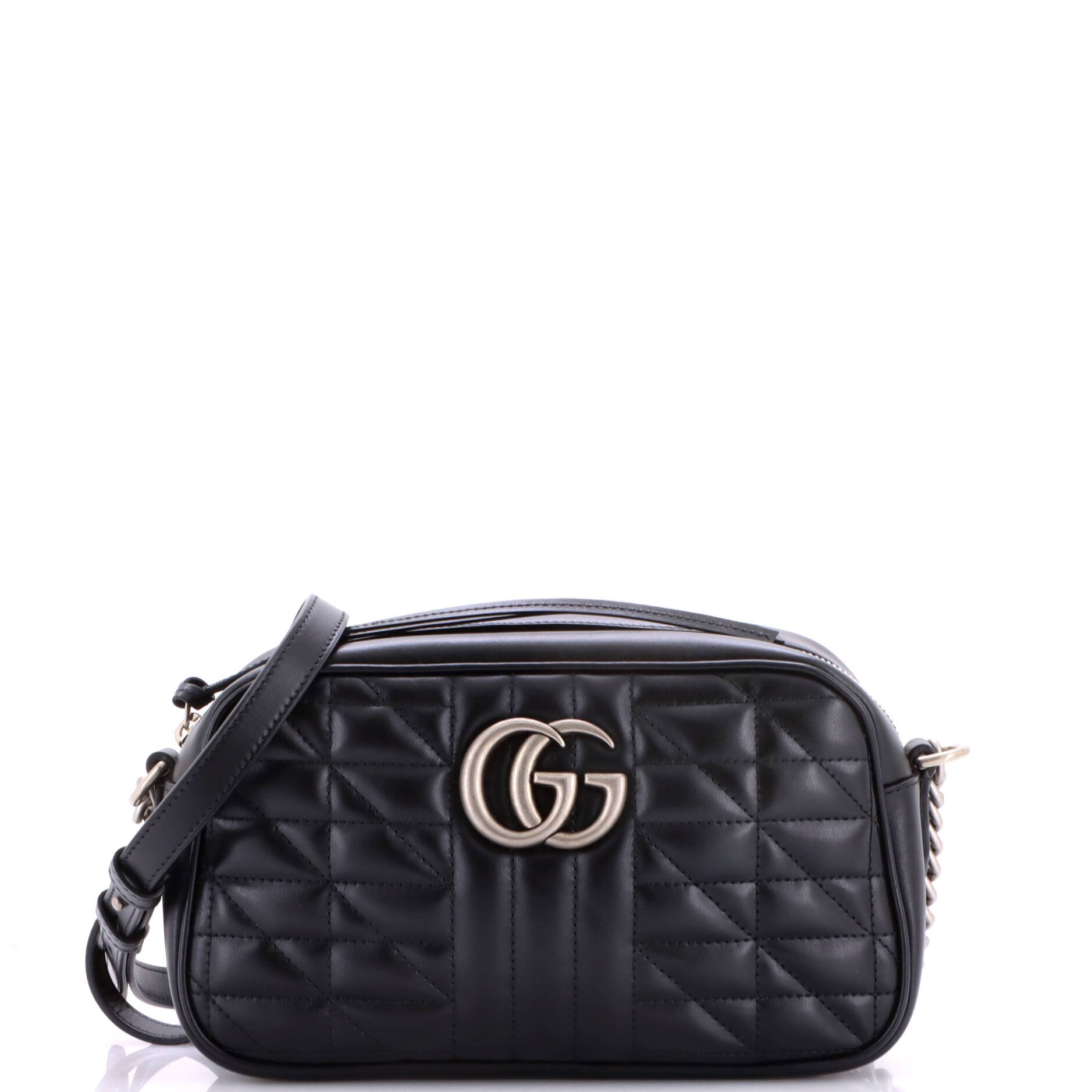 GG Marmont Shoulder Bag Mixed Matelasse Leather Small