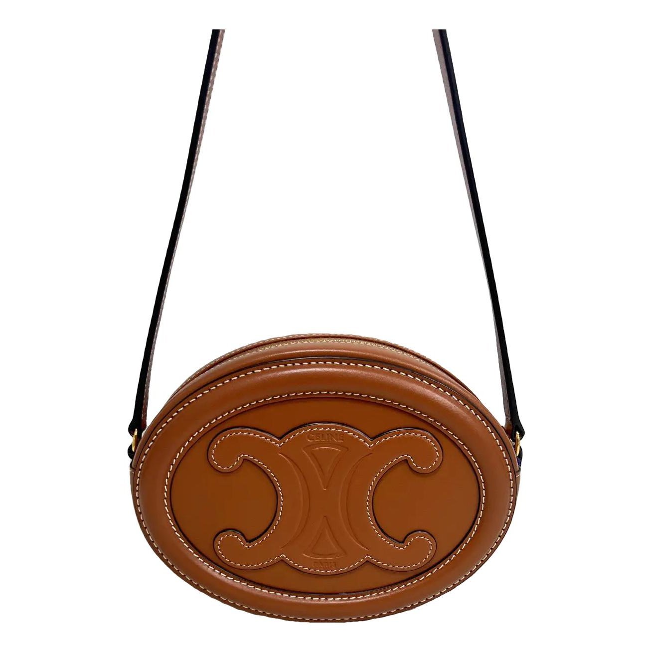 Triomphe leather handbag
