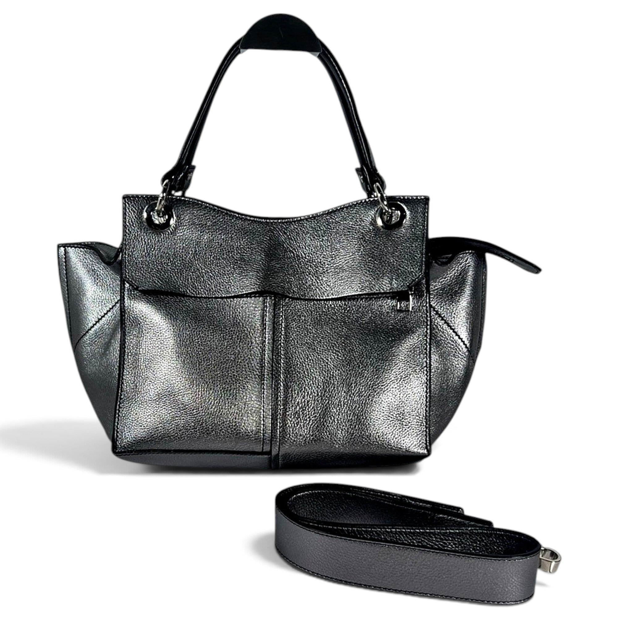 Leather handbag