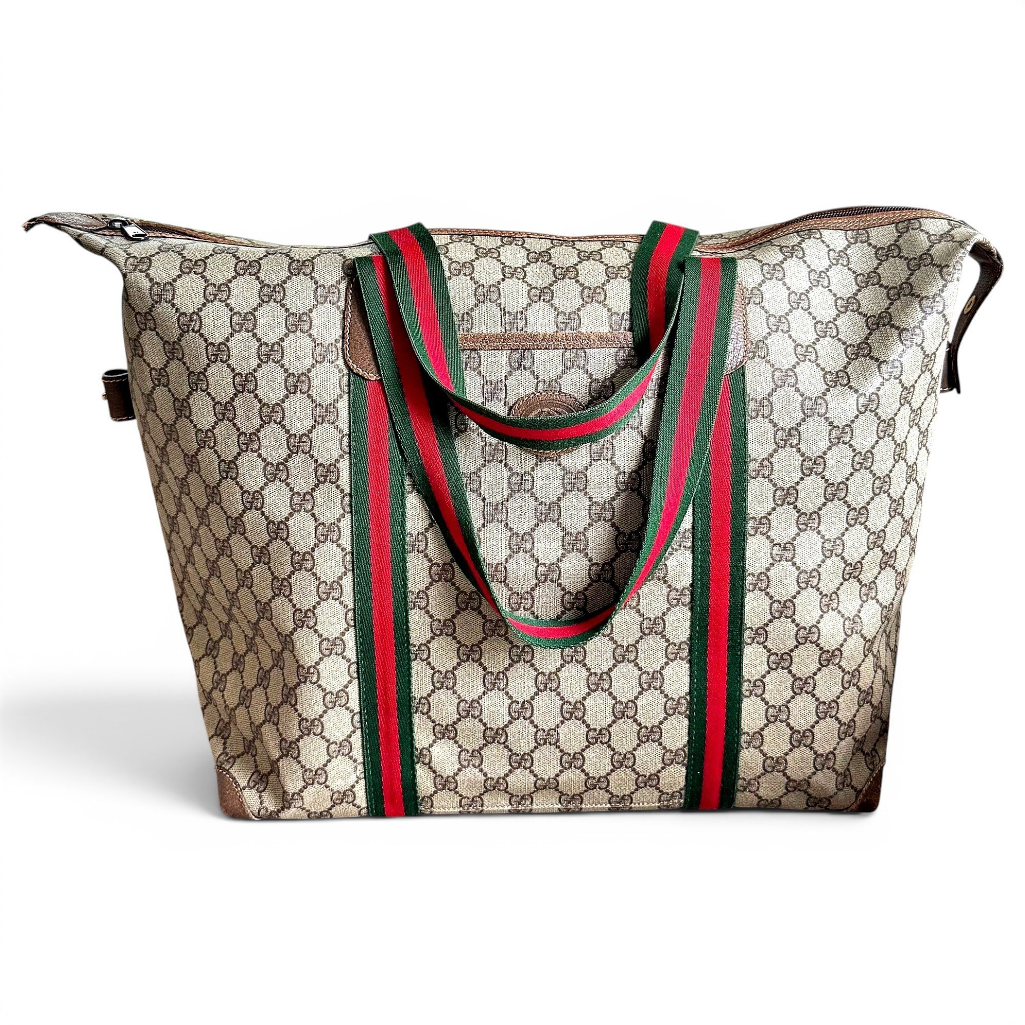 Ophidia patent leather tote