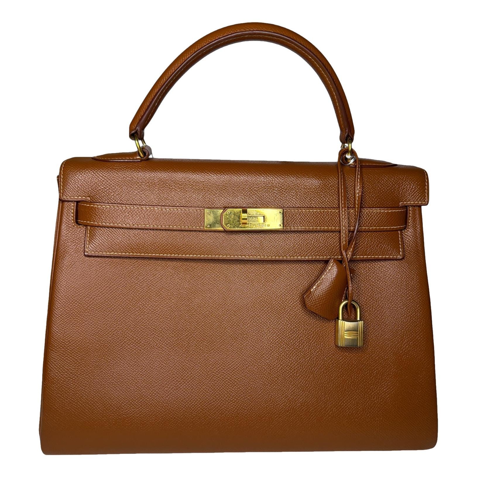Kelly 32 leather handbag