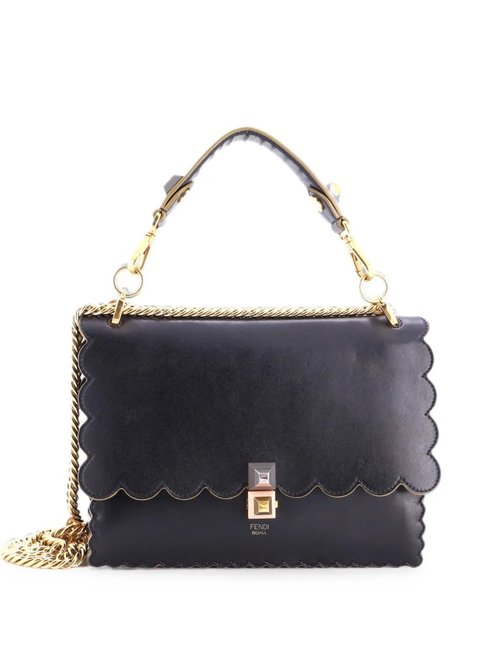 Fendi Kan I Bag Leather Medium shoulder bag