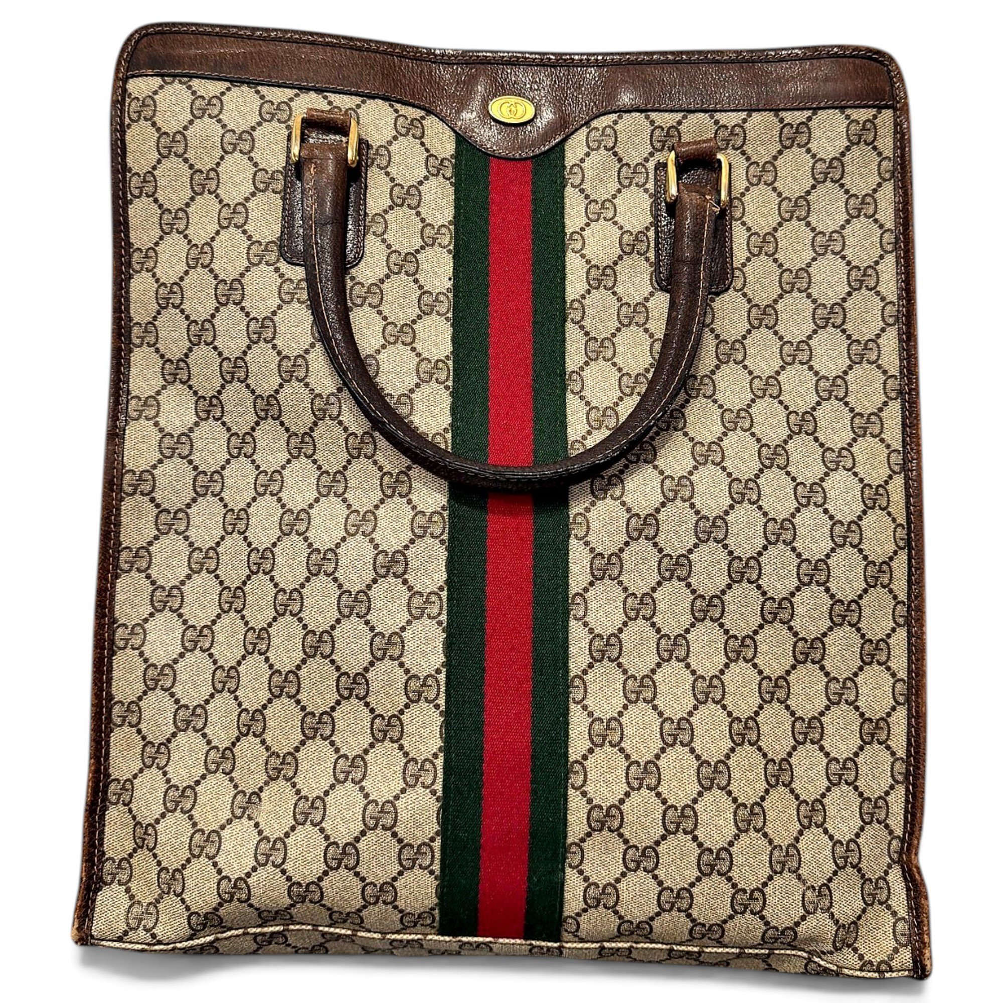 Leather tote