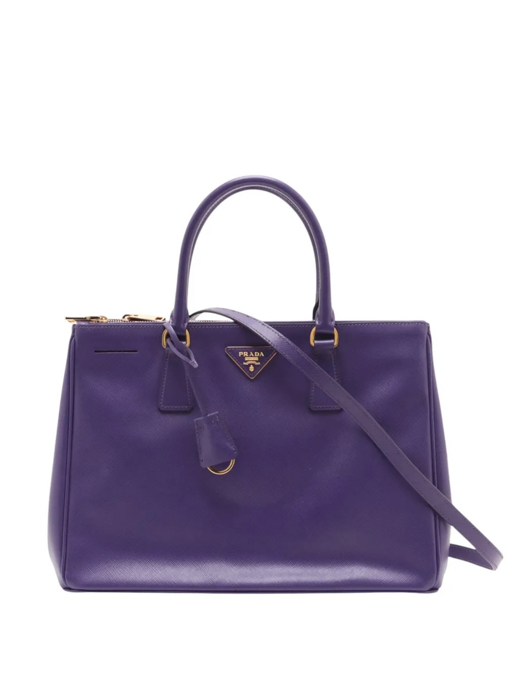 2013-2026 Medium Saffiano Lux Galleria Double Zip satchel