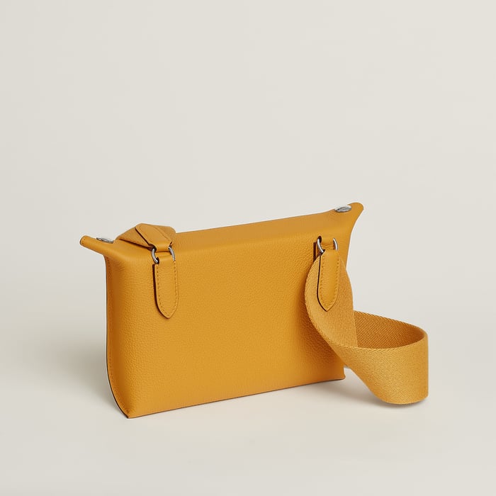 Jaune Ambre Hermès Videpoches Bag