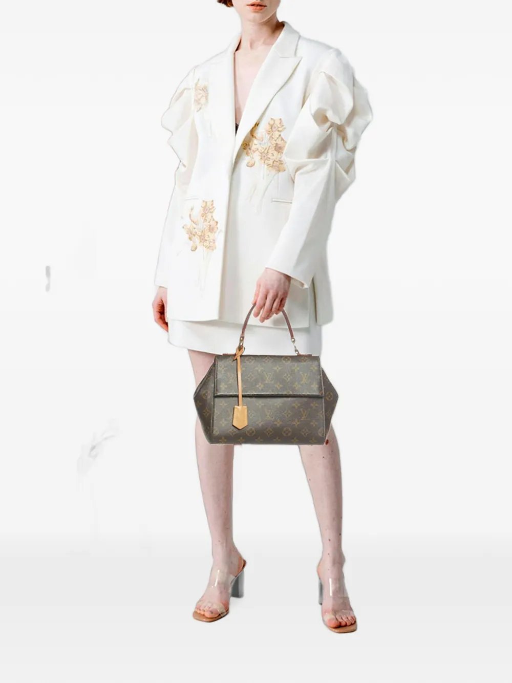 Cluny BB Monogram canvas tote bag