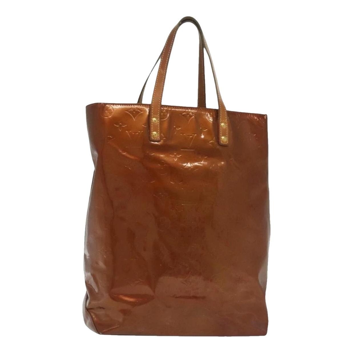 Patent leather handbag