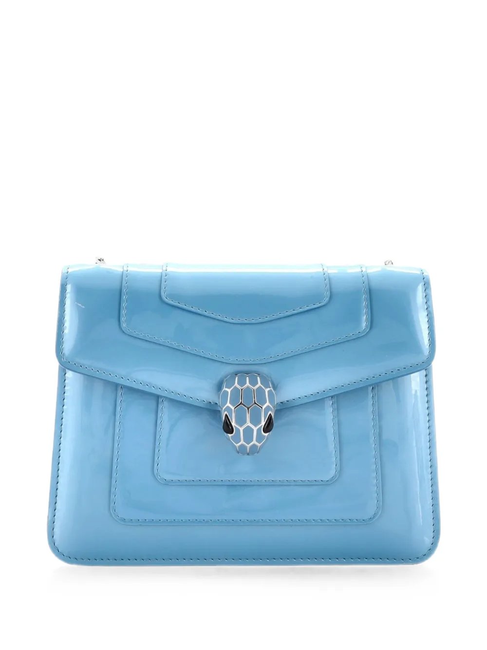Serpenti Forever Square Patent Small shoulder bag