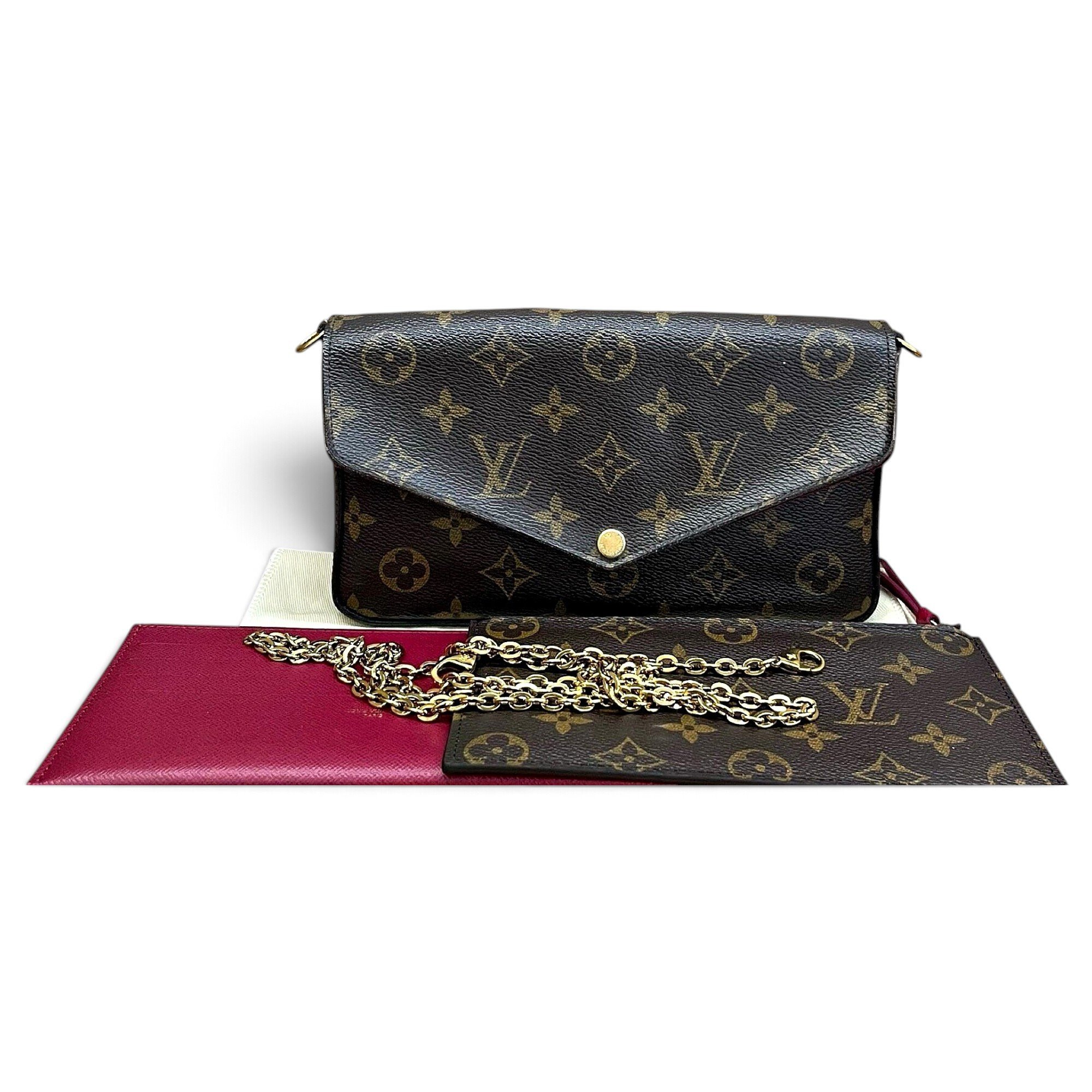 Félicie leather crossbody bag