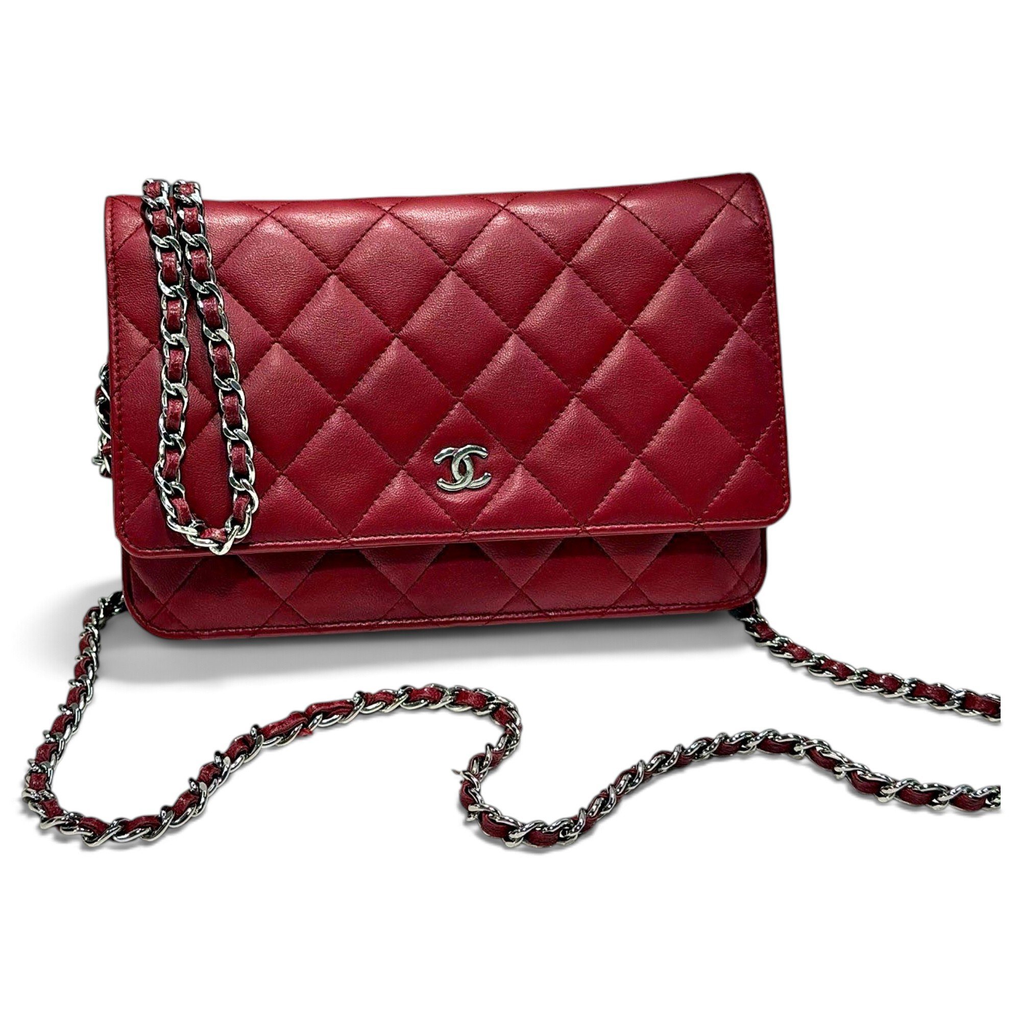 Wallet On Chain Timeless/Classique leather crossbody bag