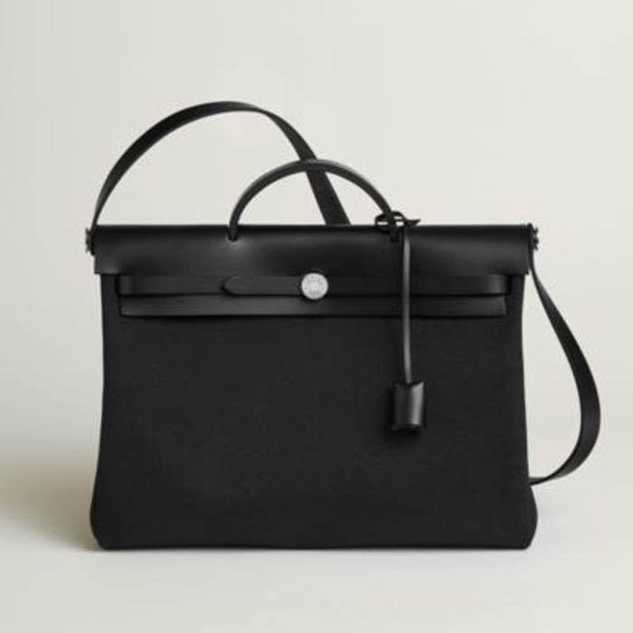 Hermès Herbag Messenger 39 in Noir