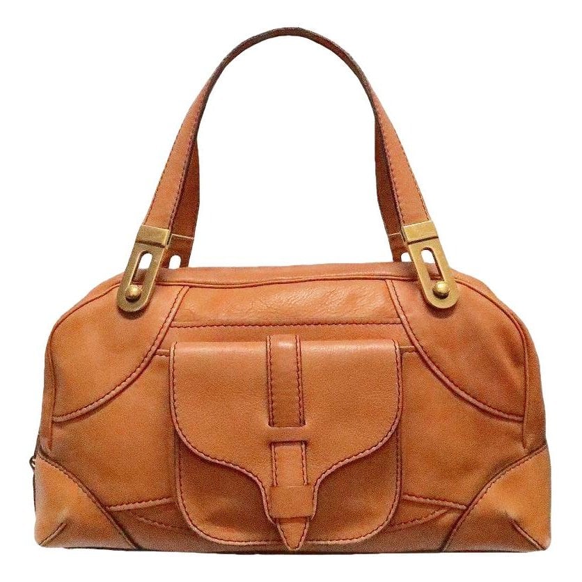 Leather satchel