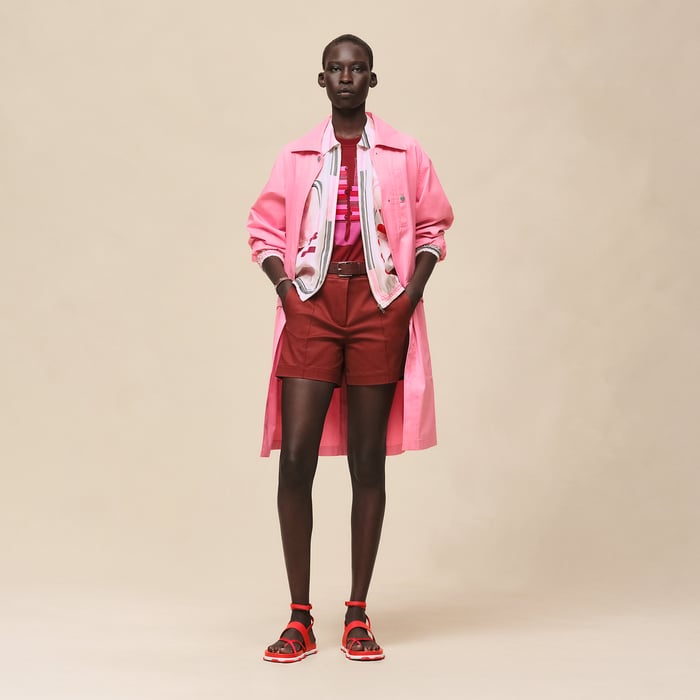 Rose Bonbon Harness Coat