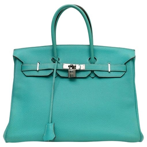 Hermes Birkin 35 leather handbag
