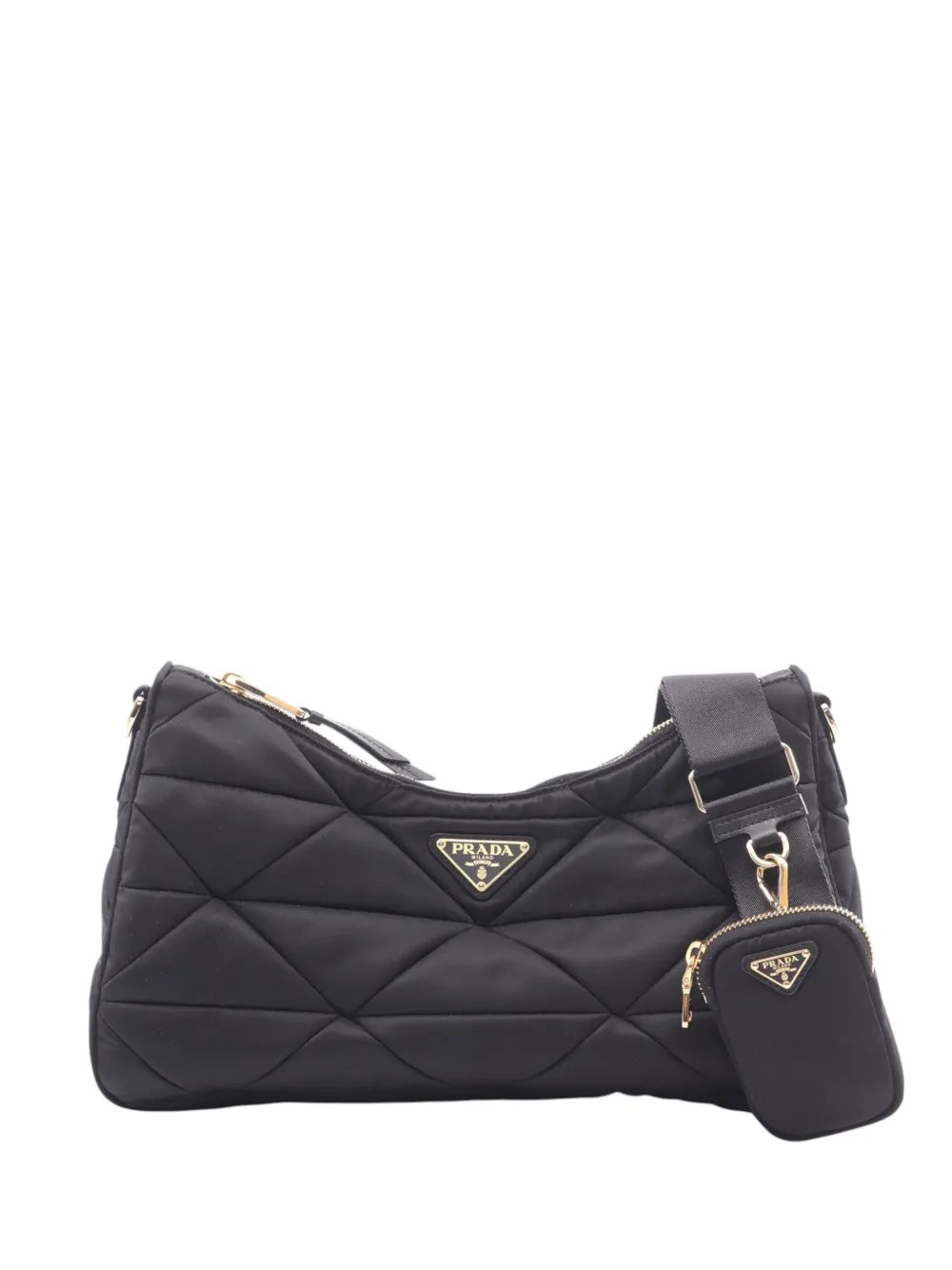 2013-2026 Large Padded Re Nylon crossbody bag