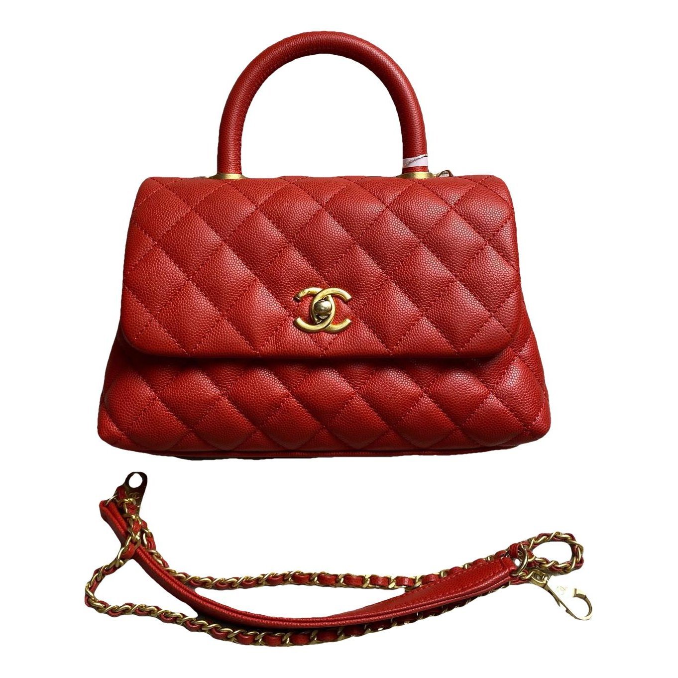 Coco Handle leather handbag