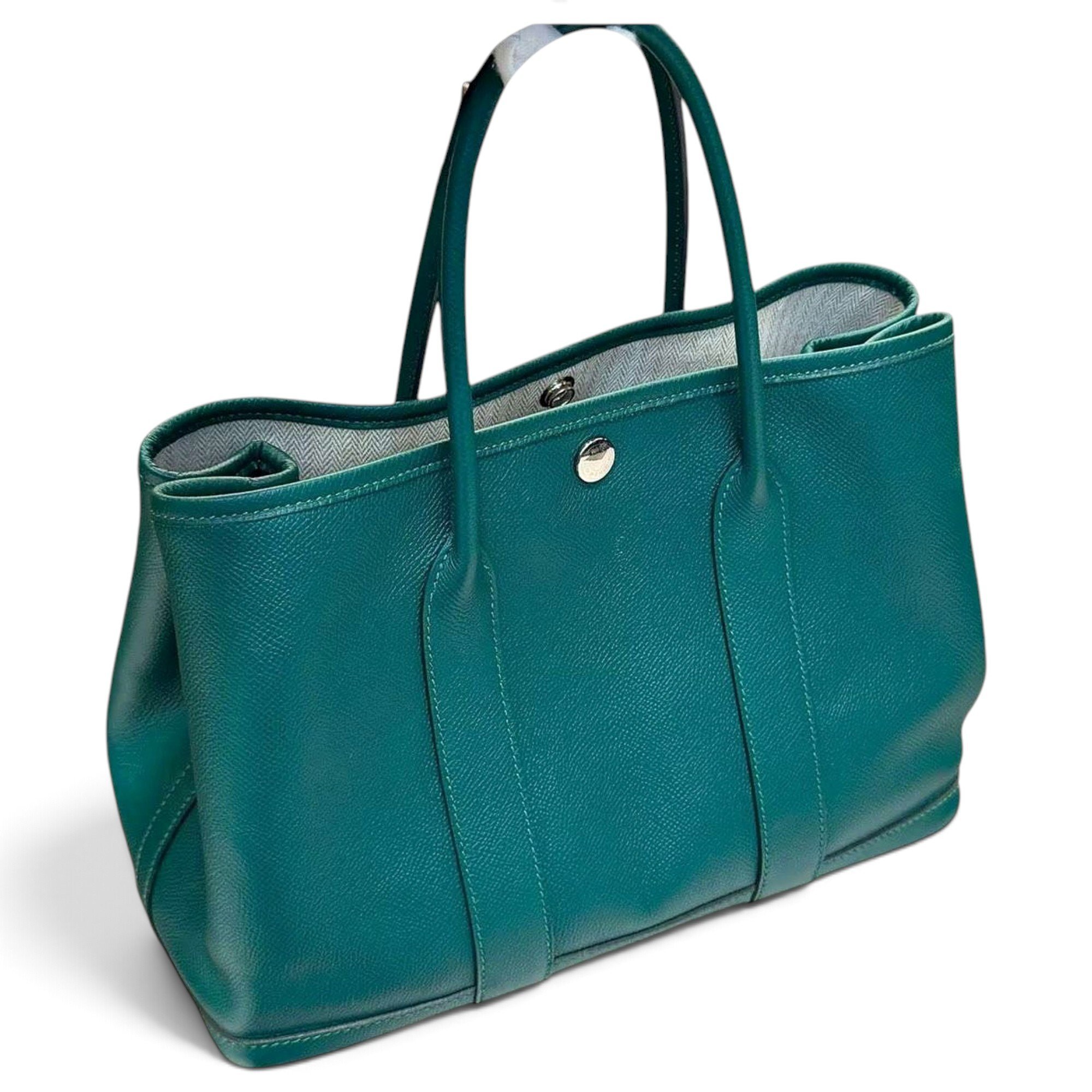Garden Party leather handbag