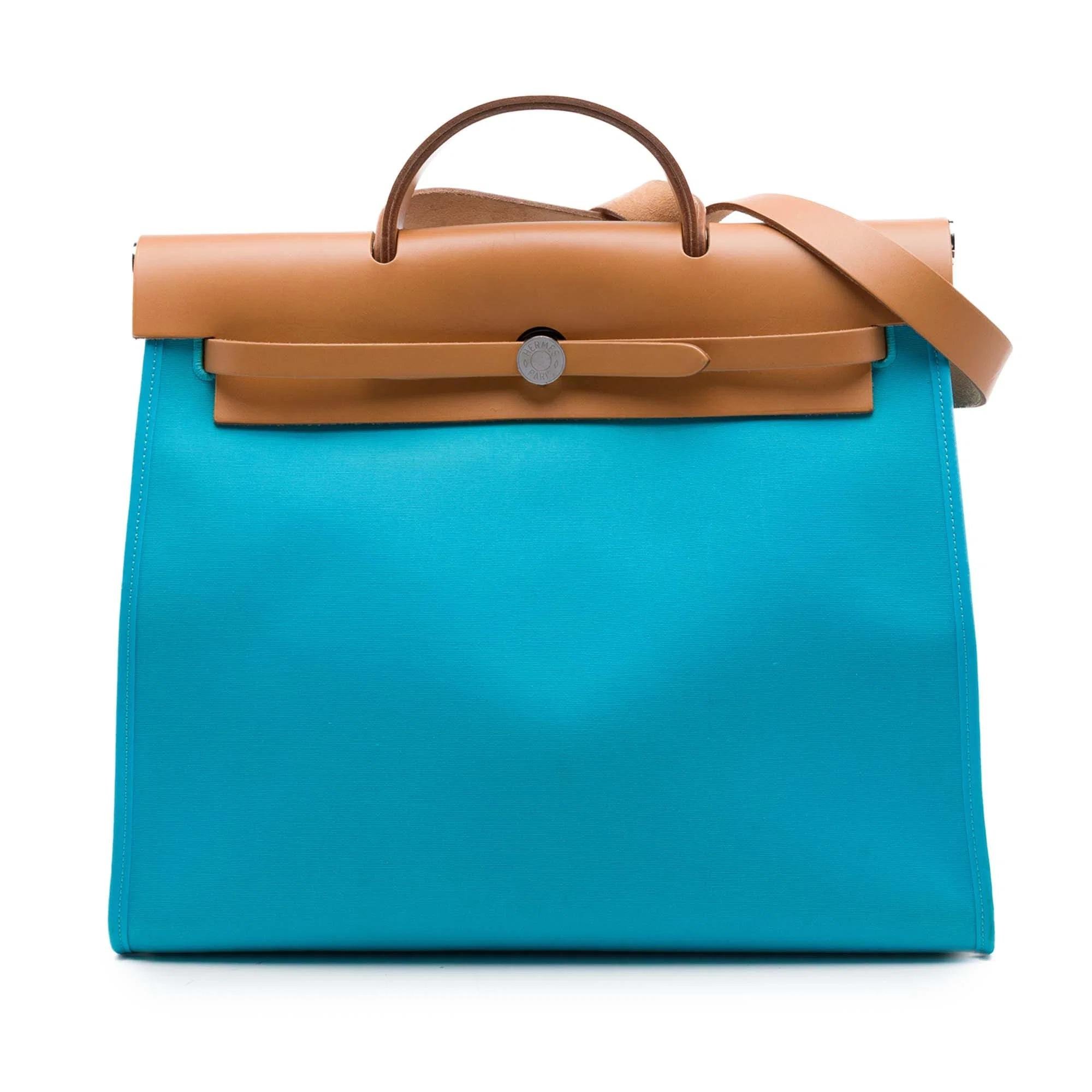 Hermes Herbag Handbag Toile So H