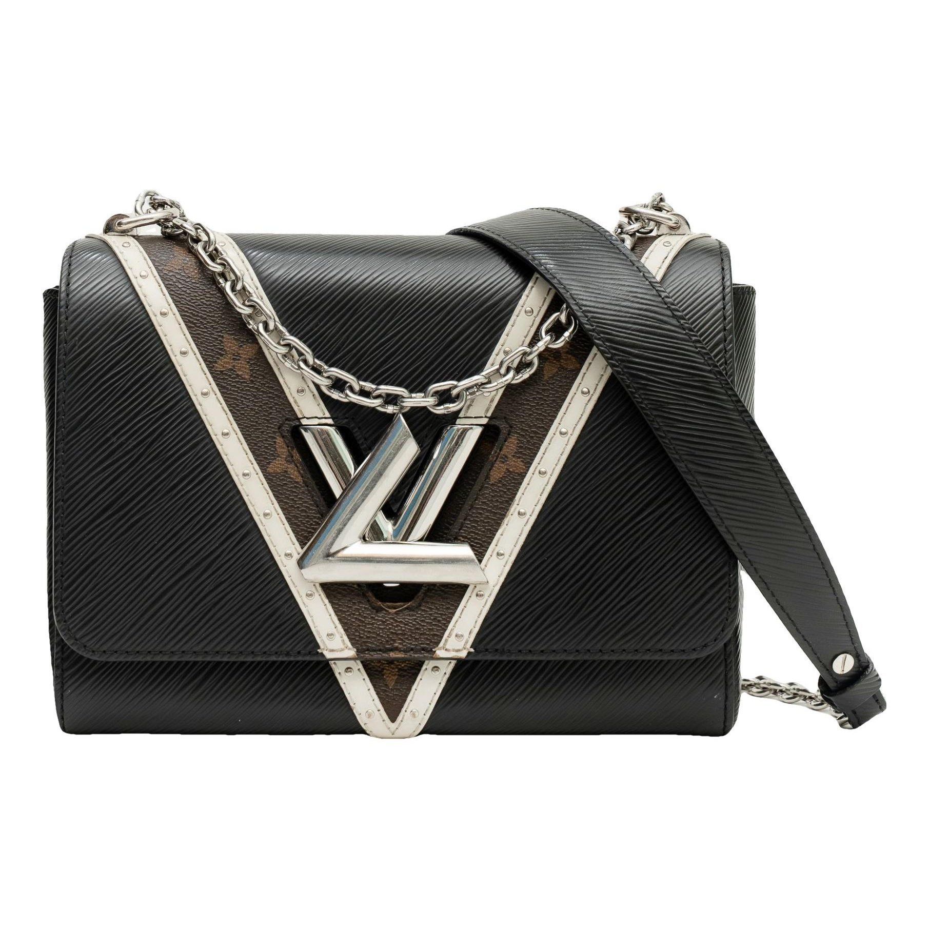 Twist leather crossbody bag