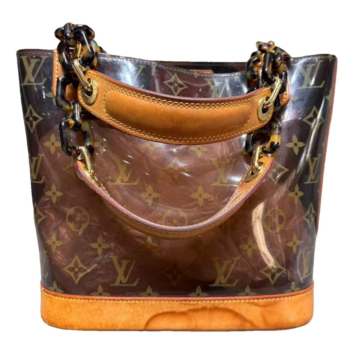 Ambre leather handbag