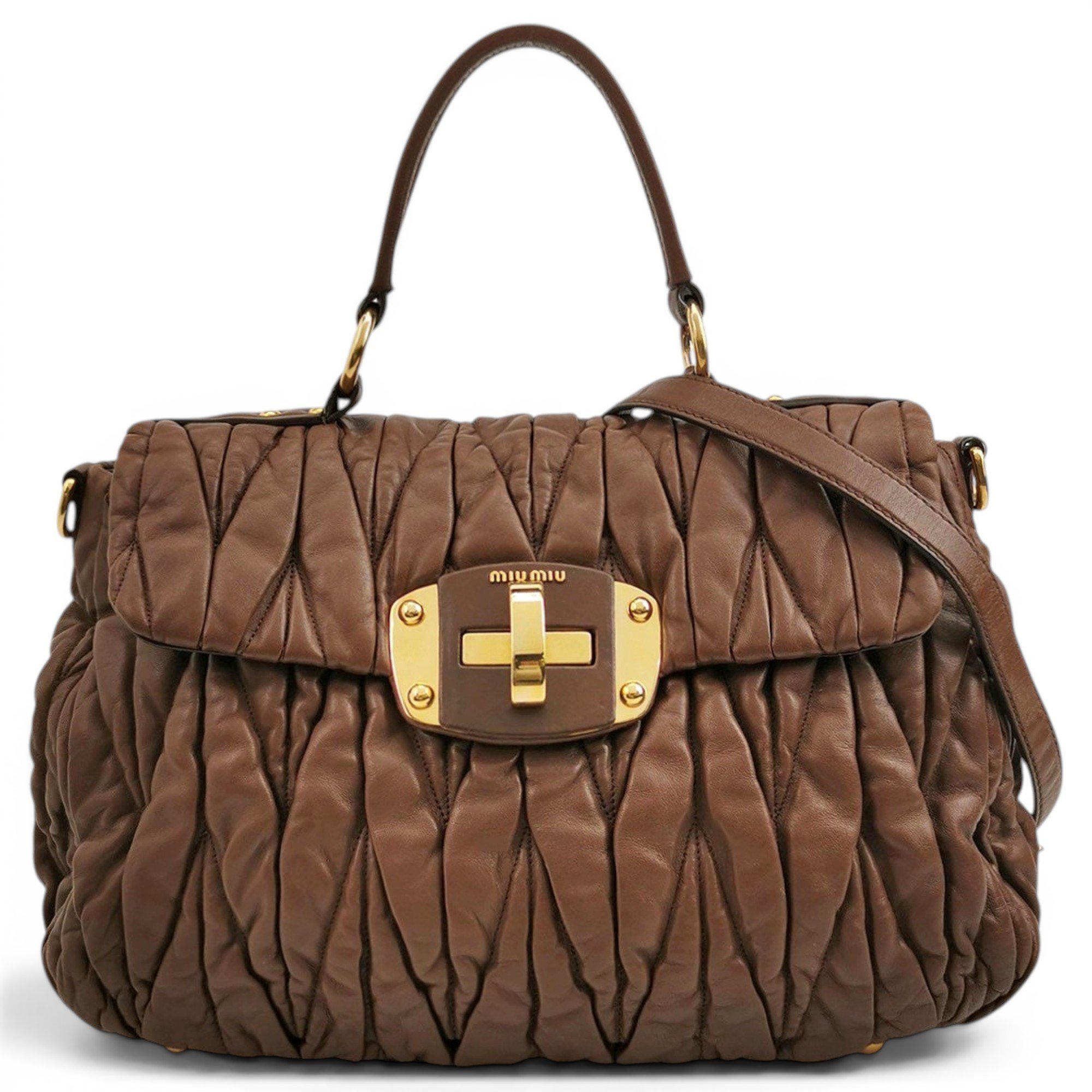 Leather handbag