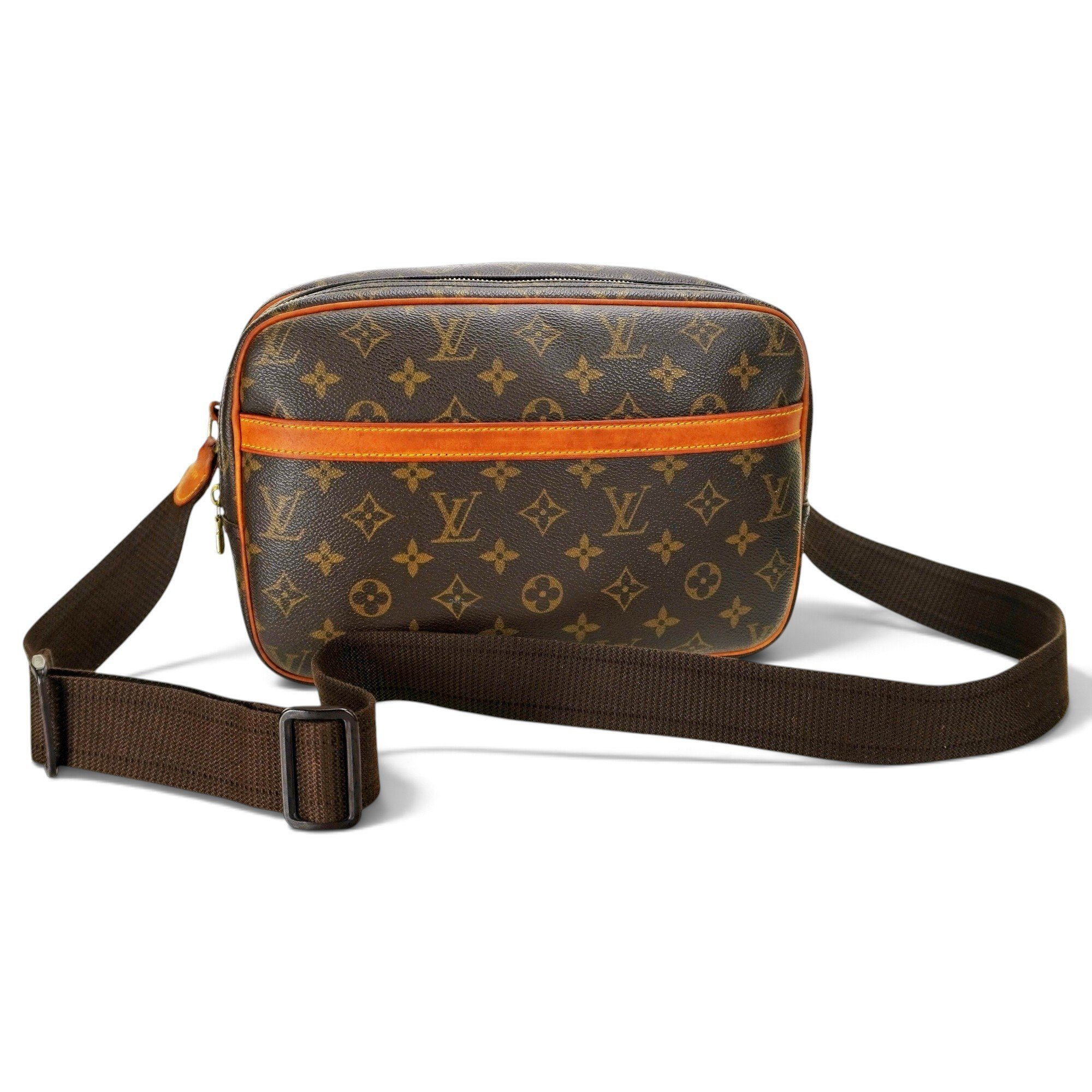 Reporter leather crossbody bag