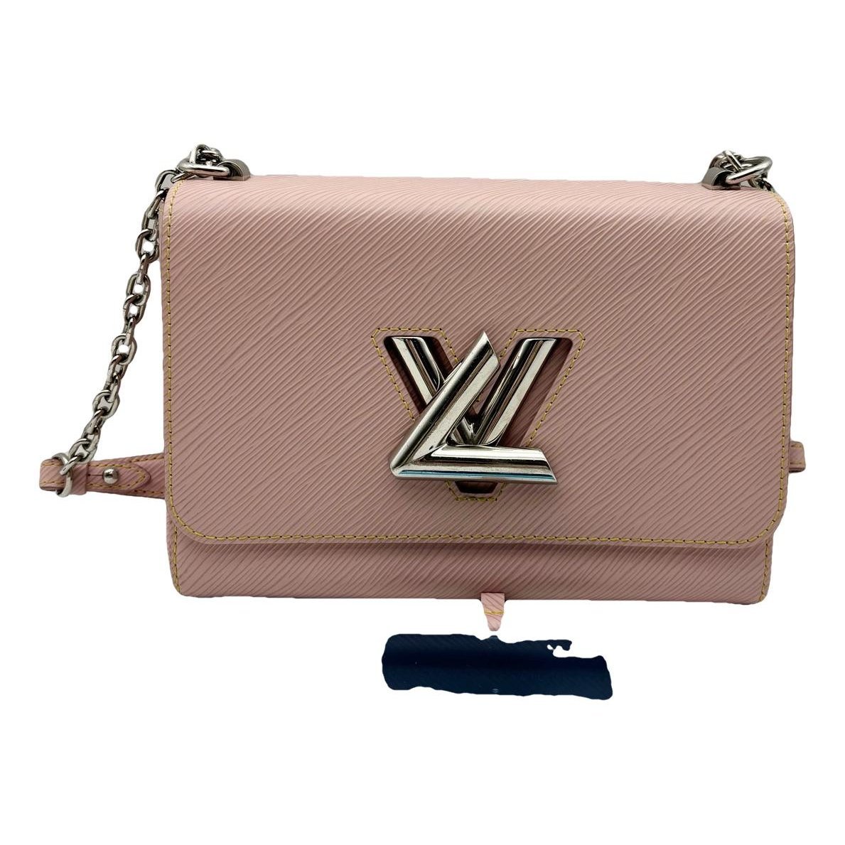 Twist leather handbag