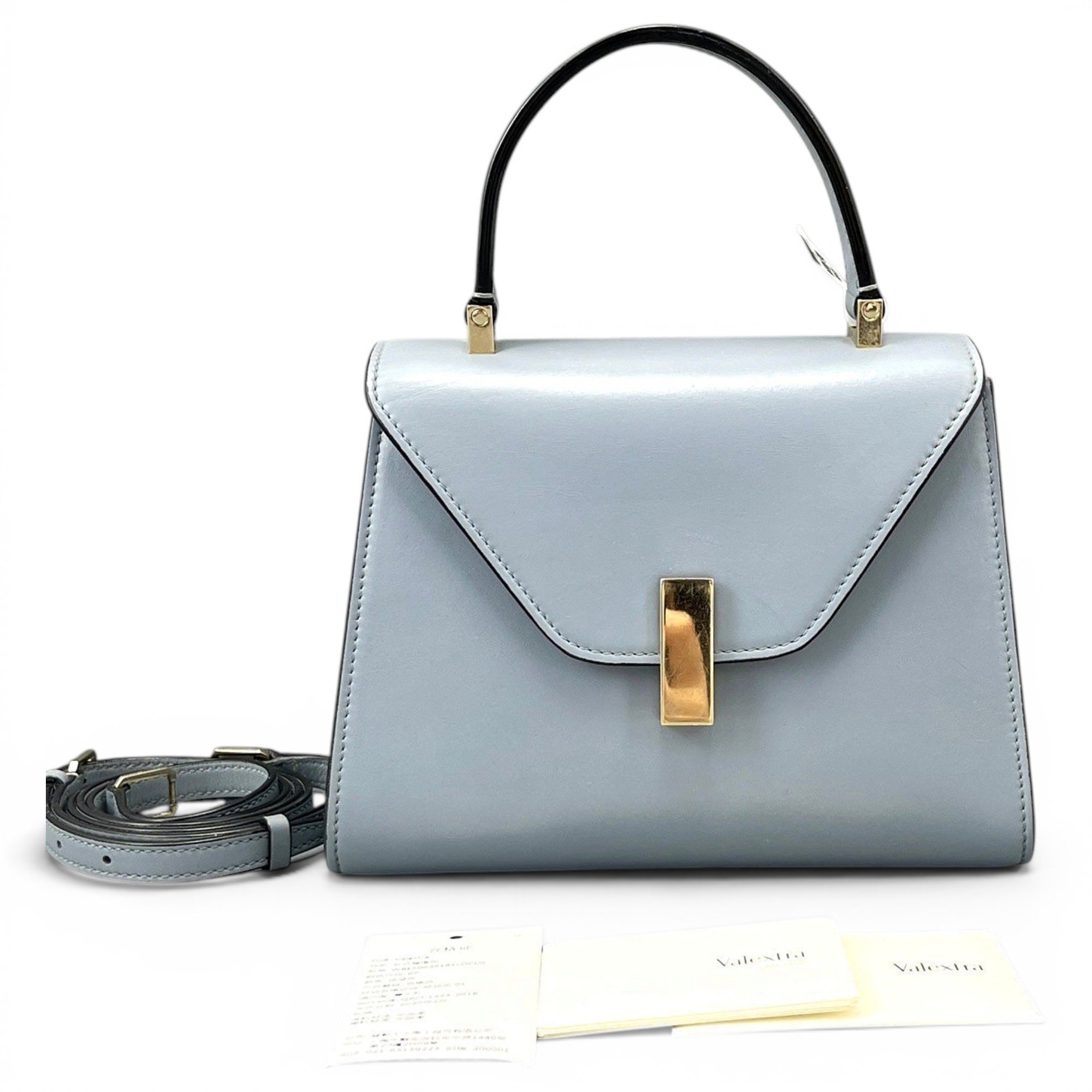 Iside leather handbag