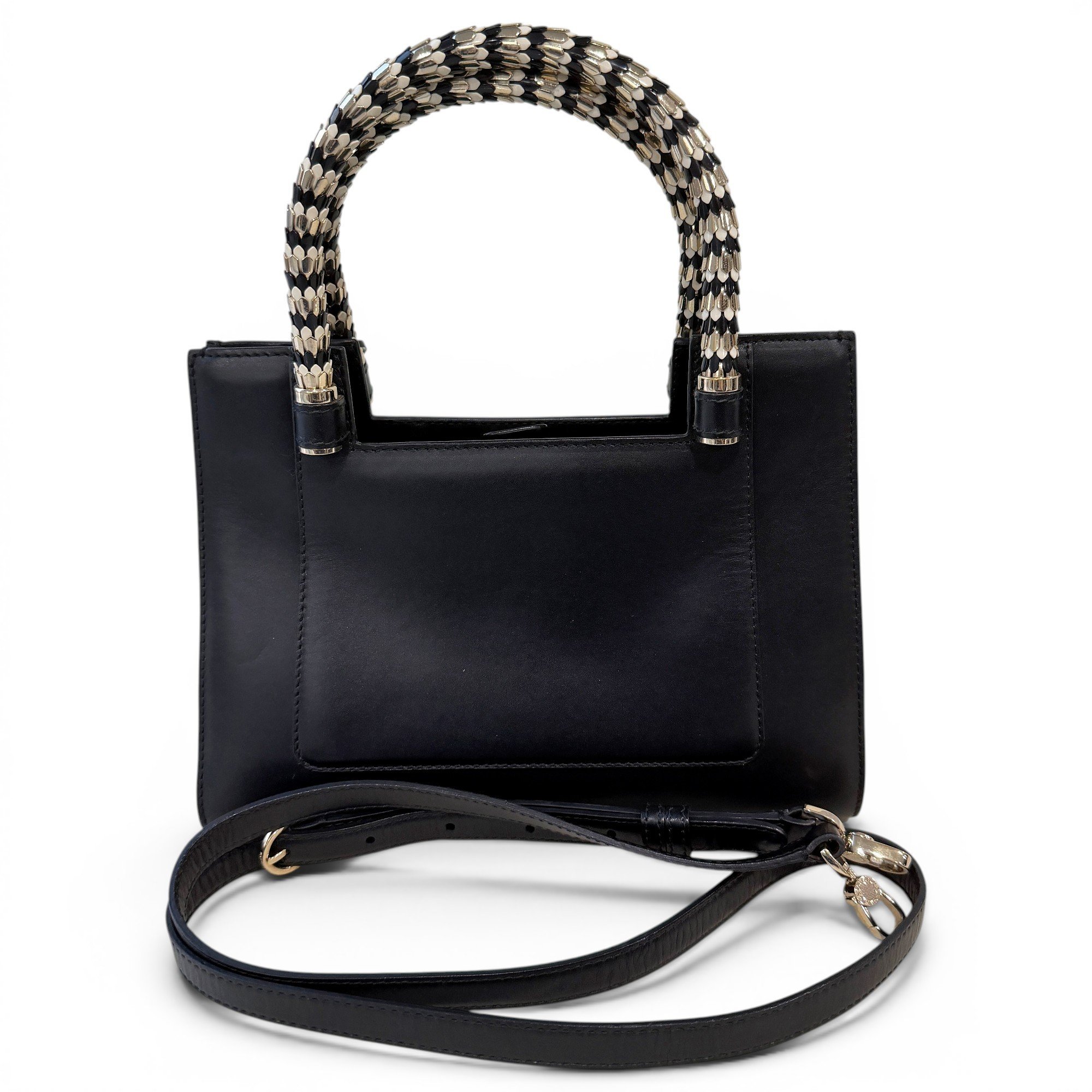Serpenti leather handbag