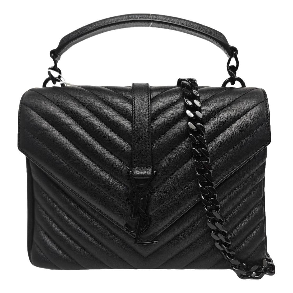 Collége monogramme leather handbag