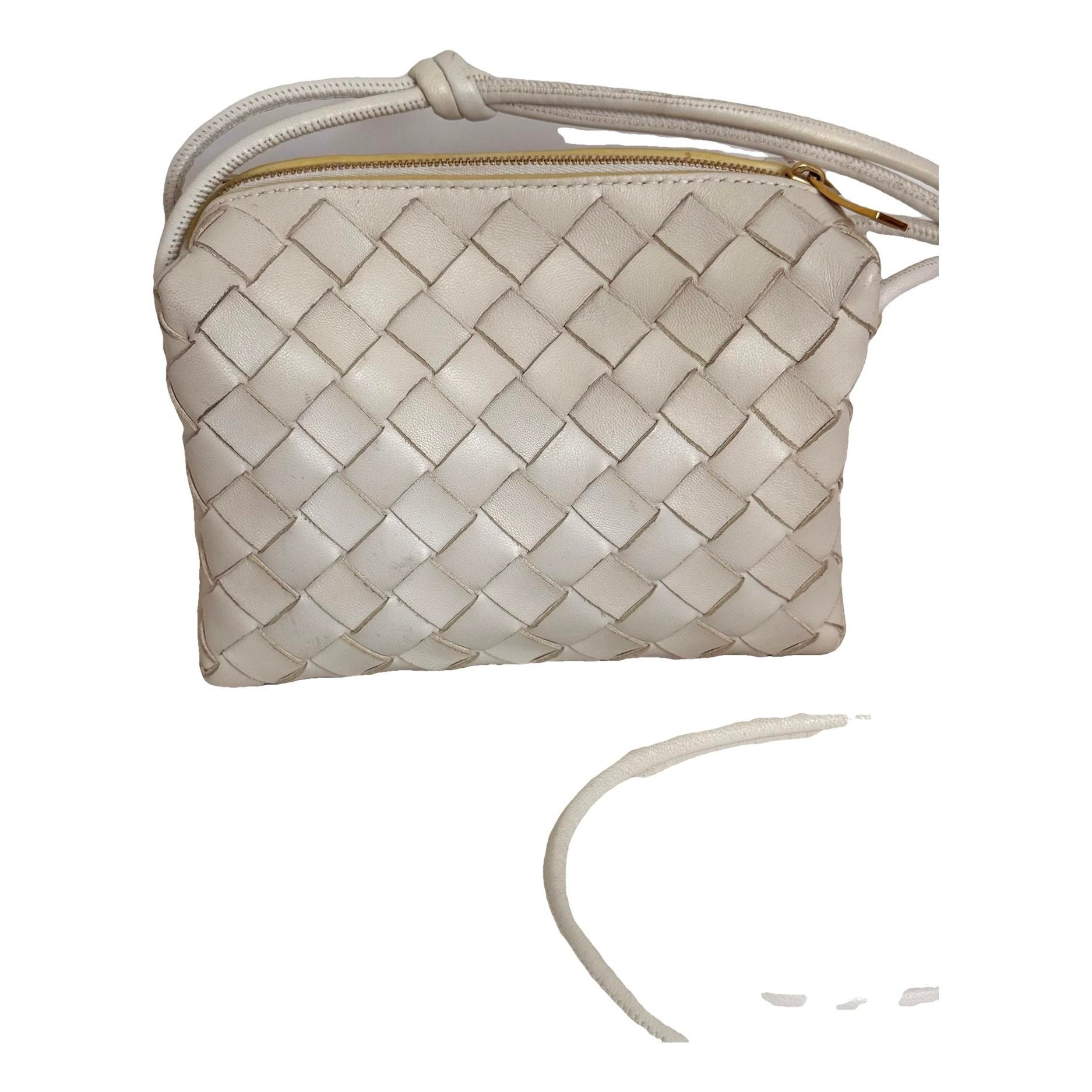 Loop leather crossbody bag