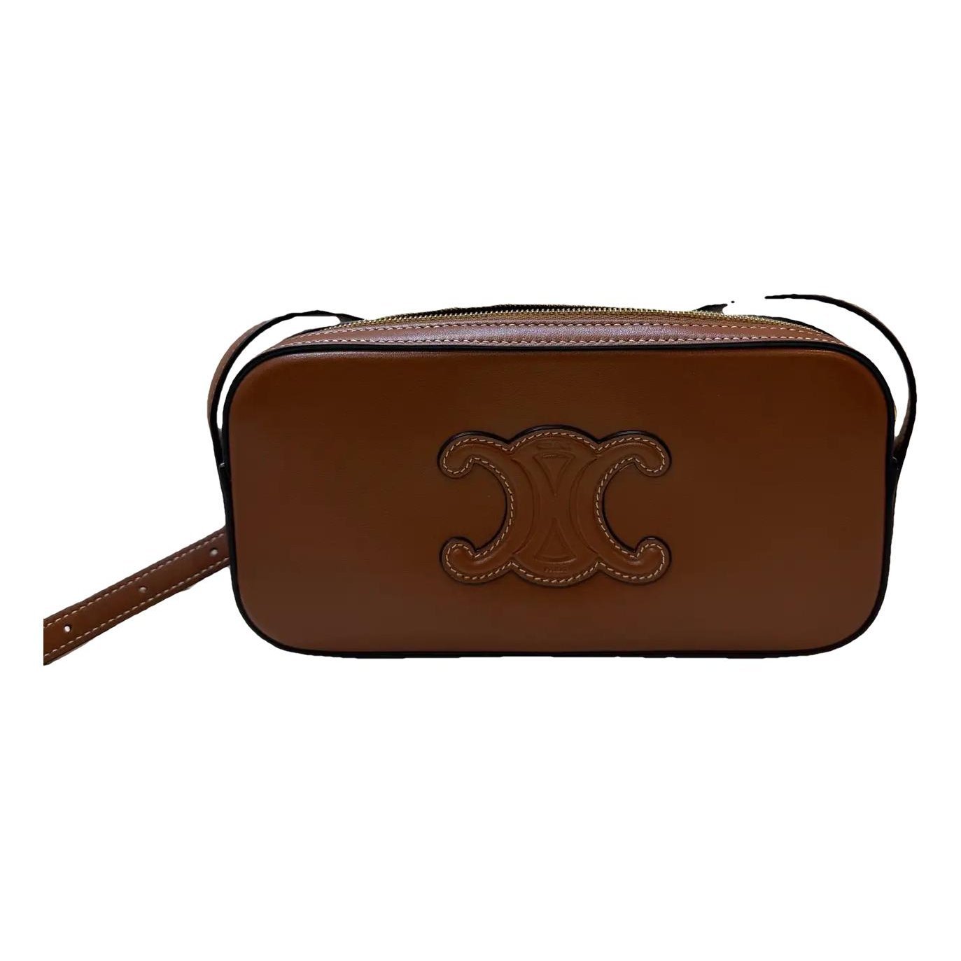 Triomphe leather handbag