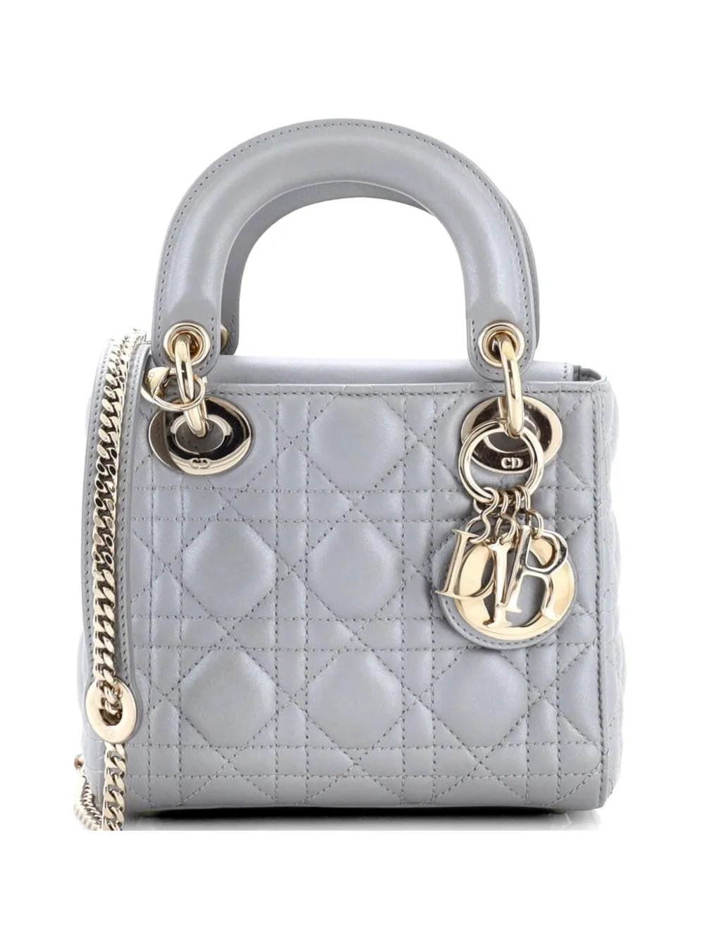 Lady Dior Chain Bag Cannage Quilt Lambskin Mini satchel