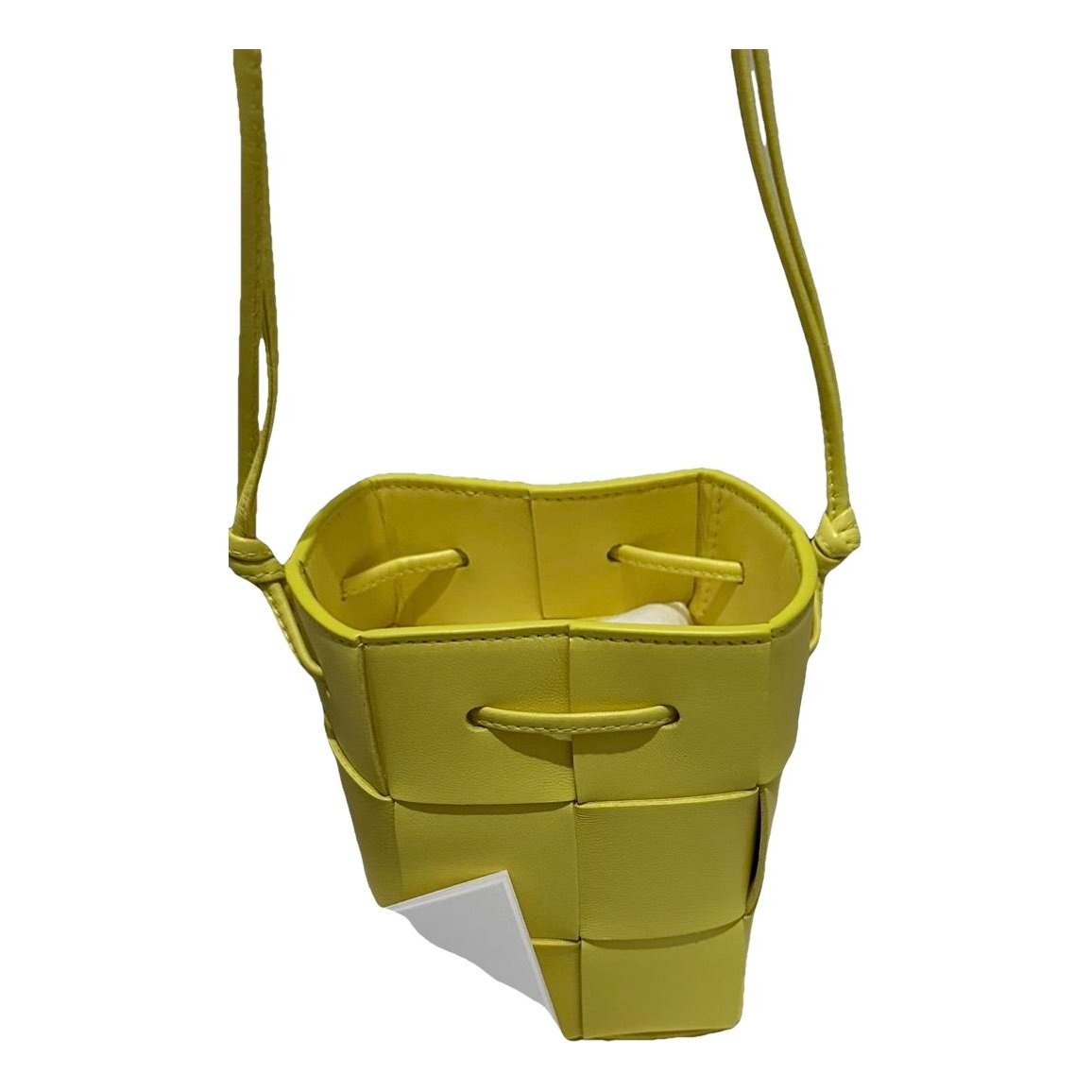 Cassette Bucket leather crossbody bag
