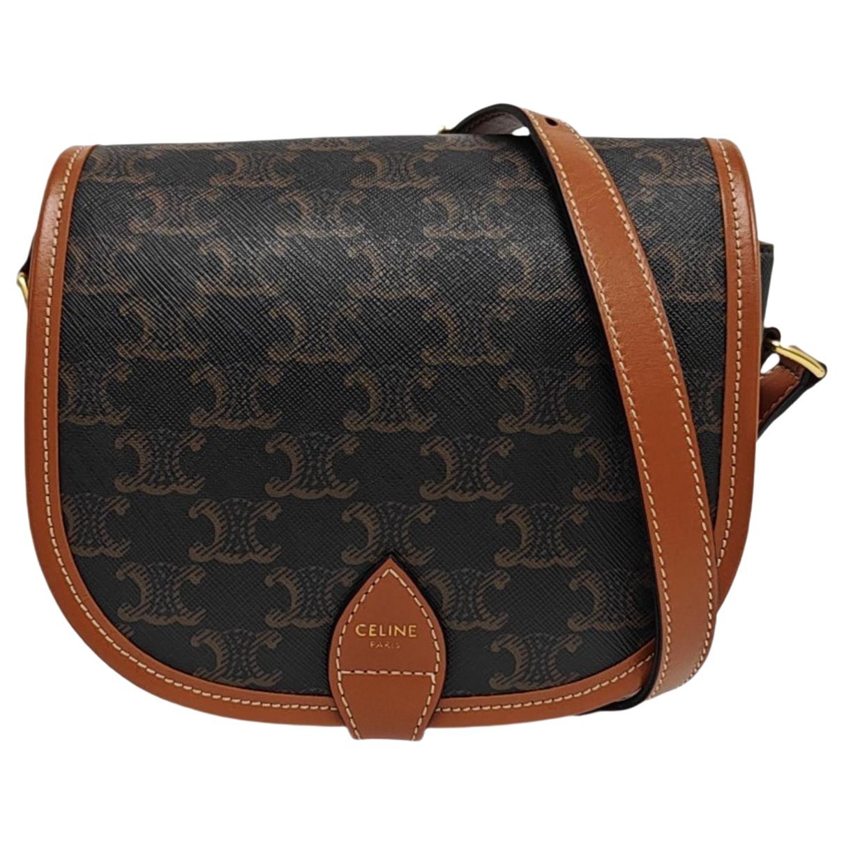 Celine Folco leather crossbody bag