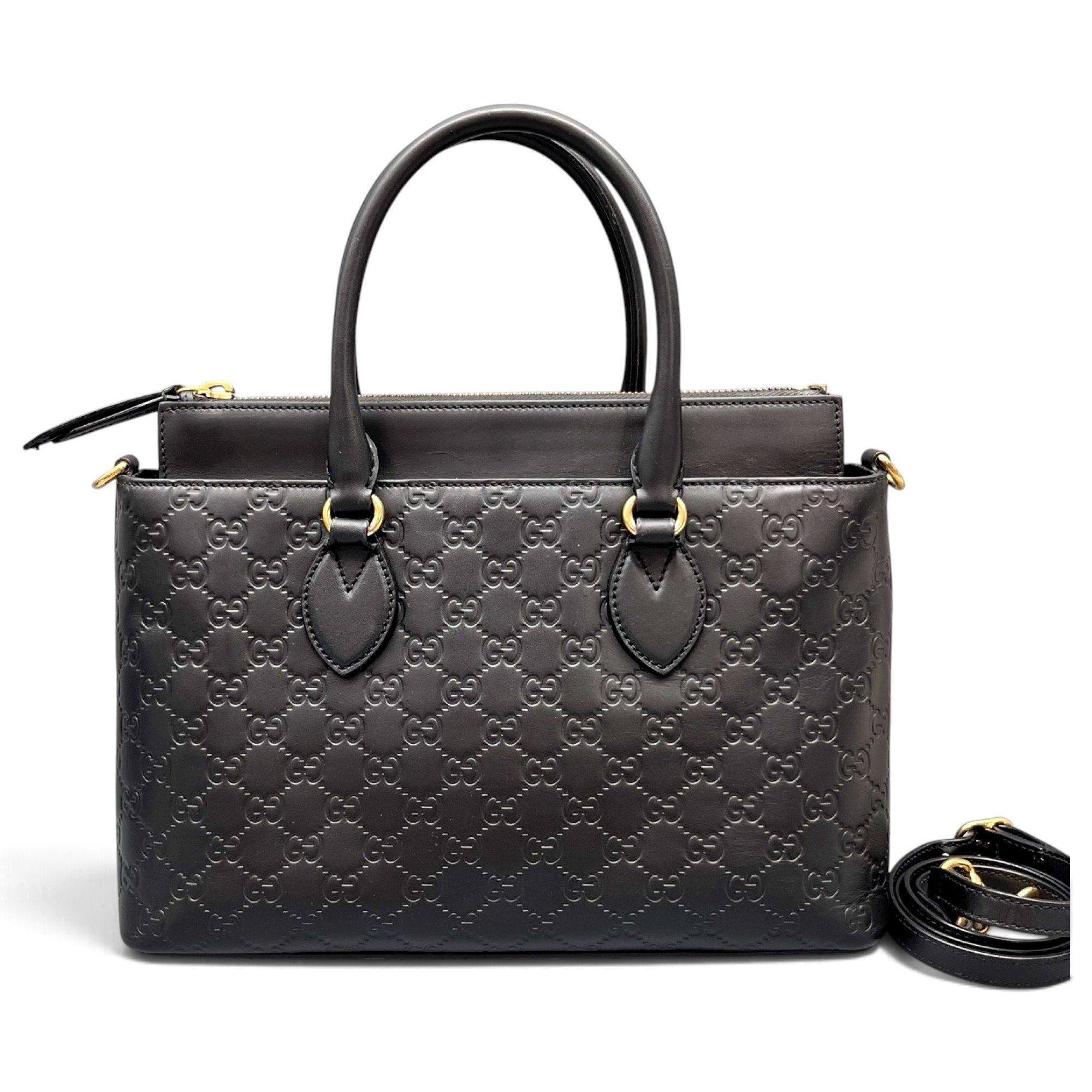 Leather tote