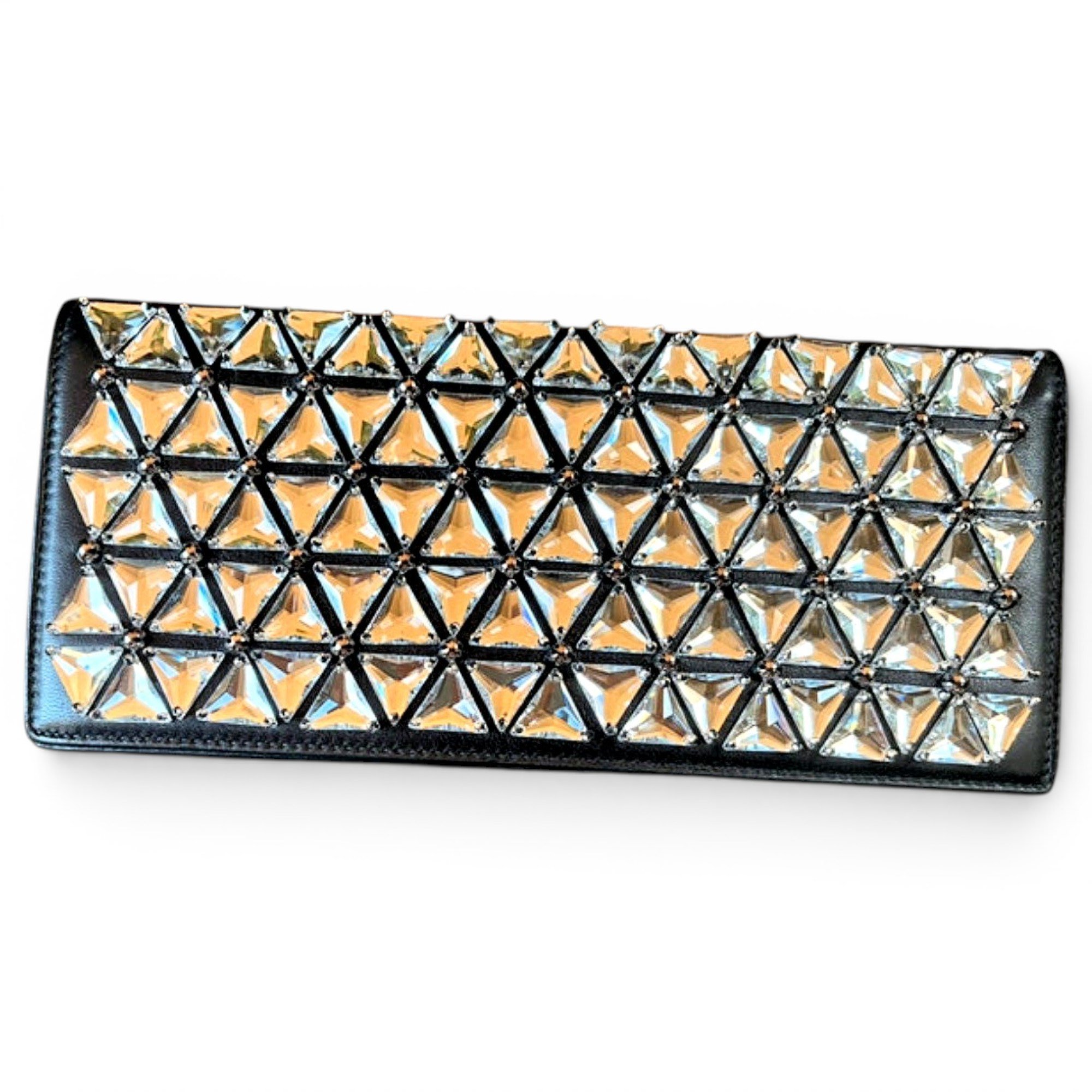 Broadway leather clutch bag
