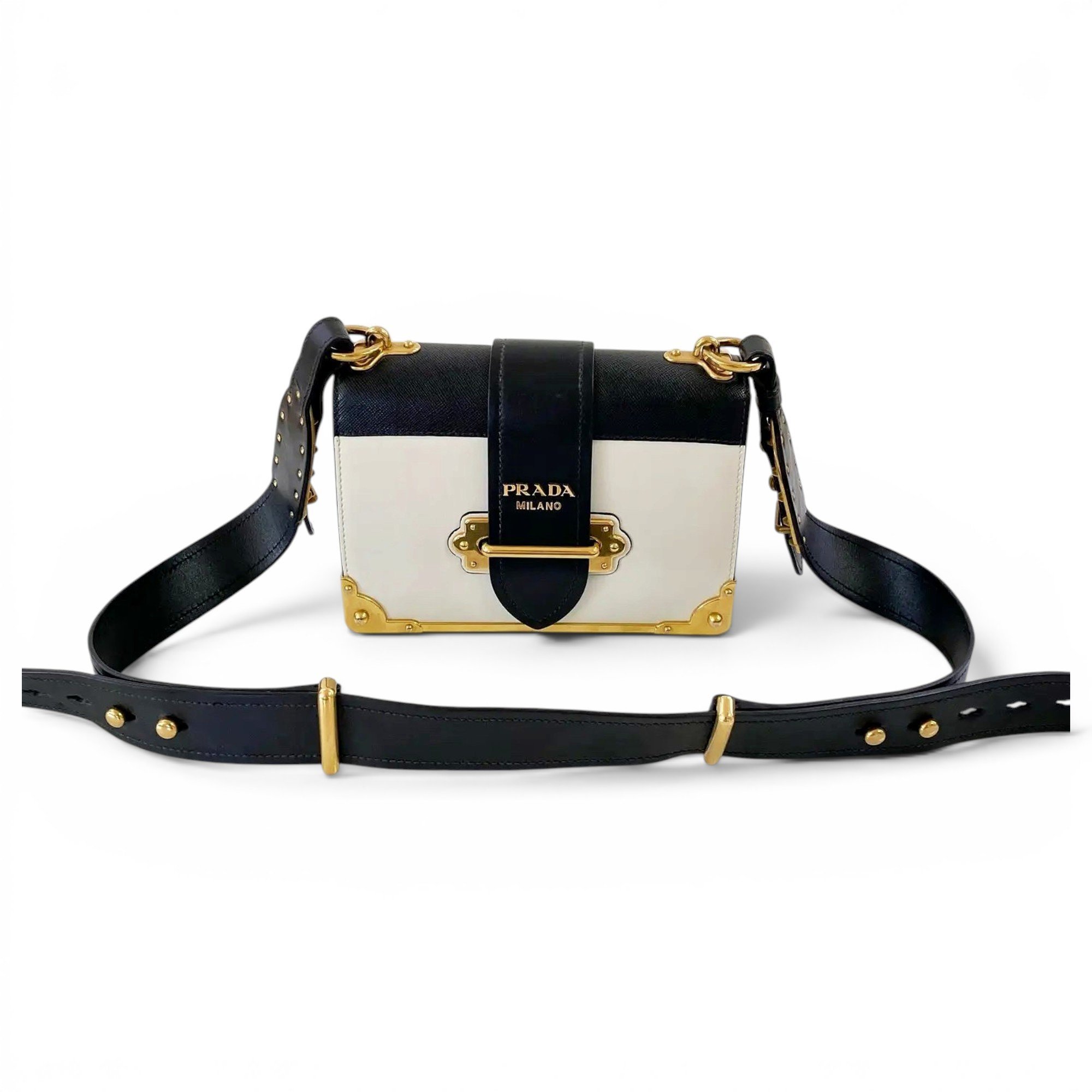 Cahier leather handbag