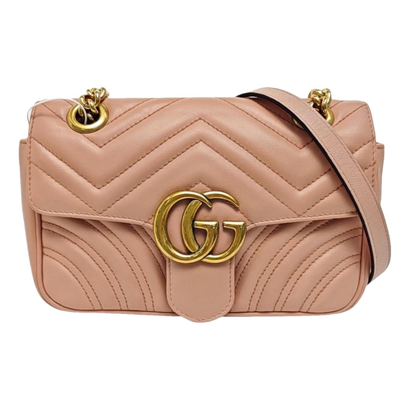 GG Marmont Flap leather crossbody bag