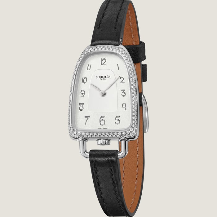 Sans Coloris Galop d'Hermès Watch, Medium Model, 32 MM